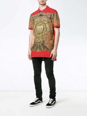 GIVENCHY Poloshirt GIVENCHY Columbian Narcos Baroque Dollar Piqué Polo SHIRT POLOSHIRT TS