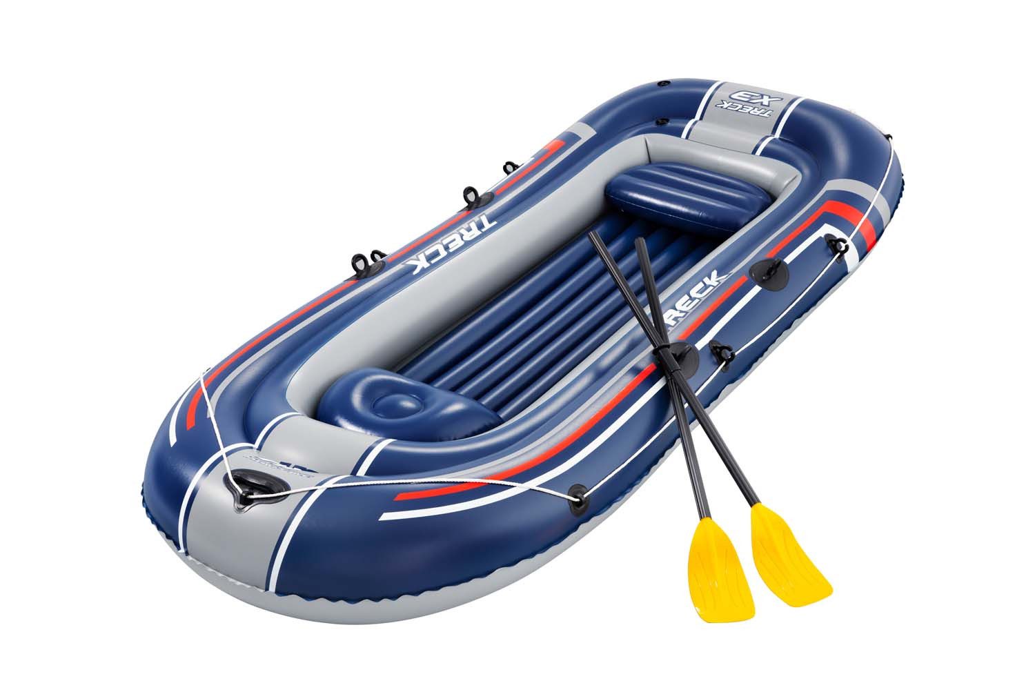 Bestway Schlauchboot Hydro-Force™ Set für 3 Erwachsene + Kind Treck X3 307 x 126 x 39 cm