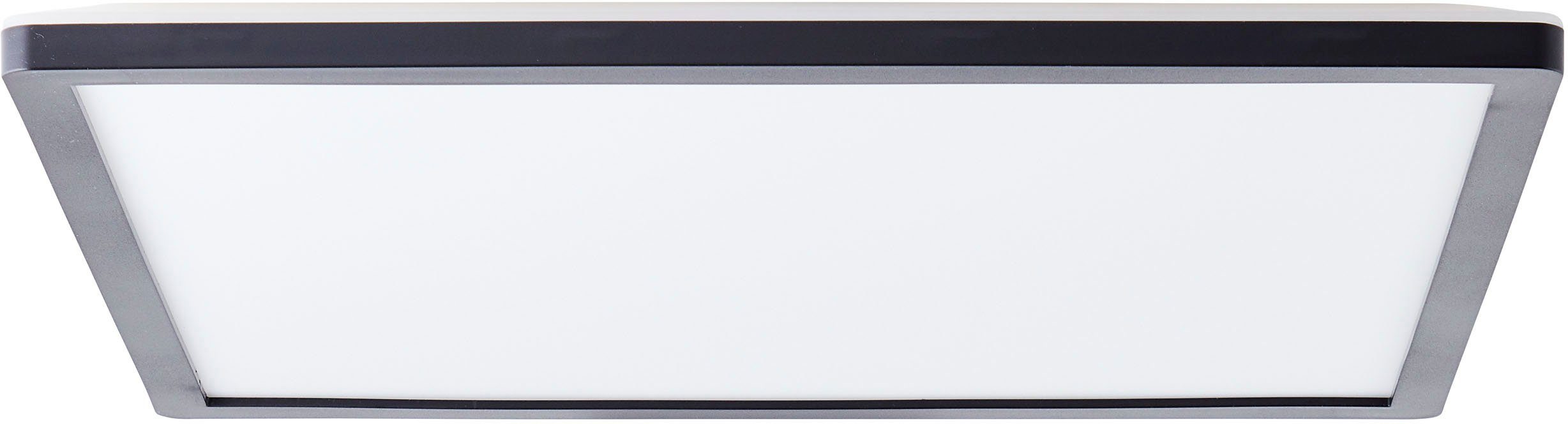 my home LED Deckenleuchte Evita, LED fest integriert, Neutralweiß, 42 x 42 cm, 3200 Lumen, 4000 Kelvin, schwarz/weiß