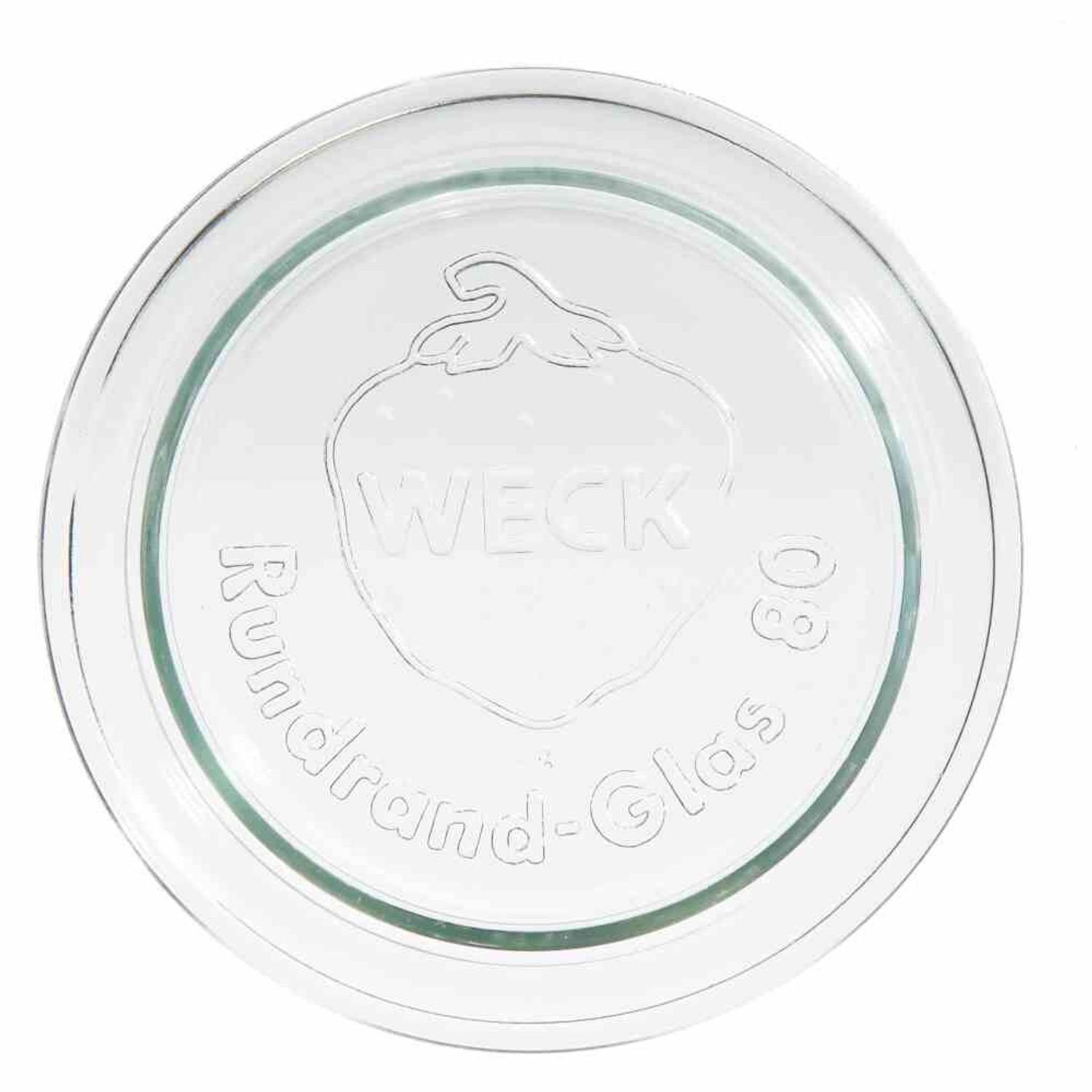 WECK Fermentationsdeckel Ersatzdeckel für Rundrand-Glas 80 mm einzeln