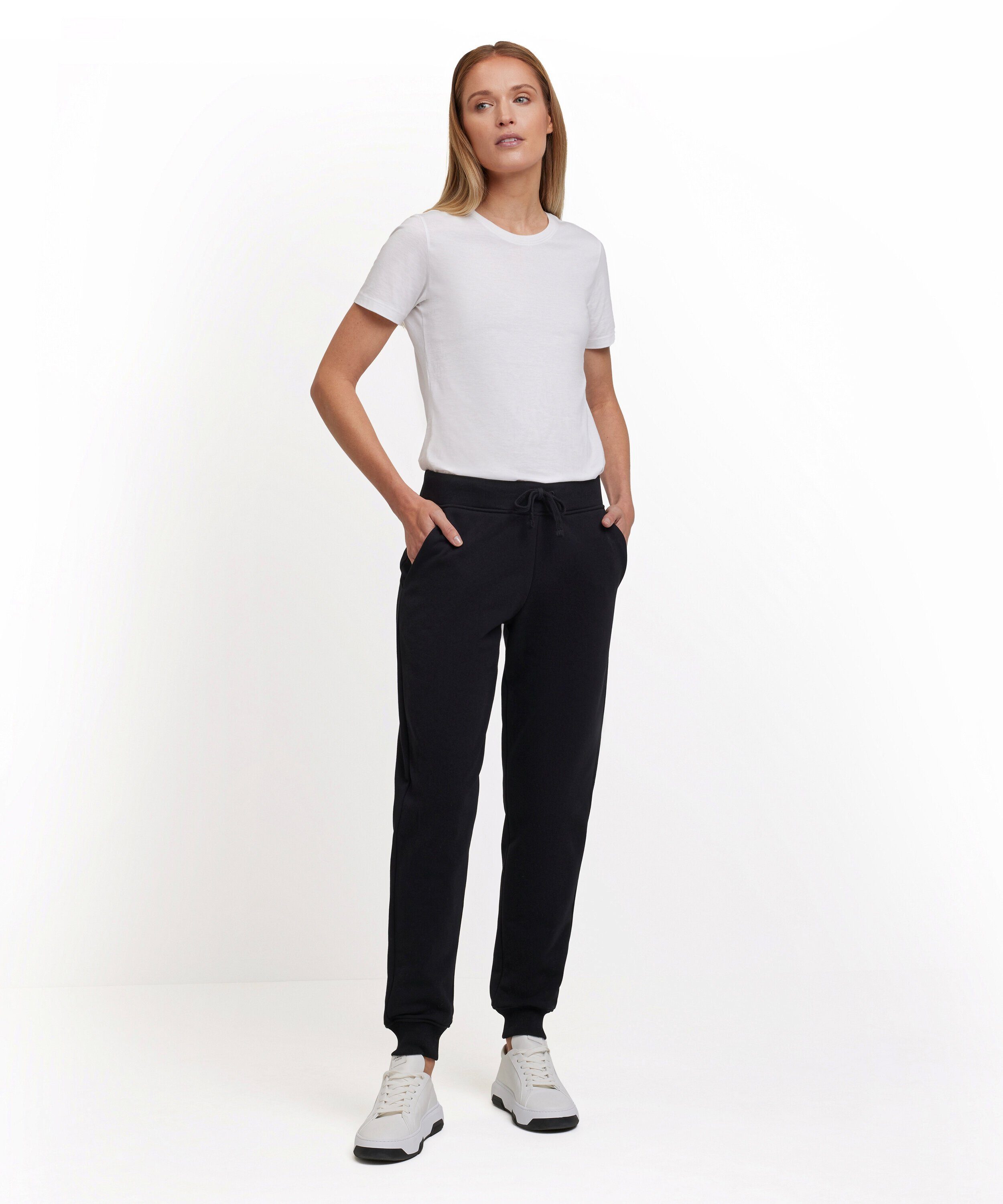 FALKE Sweathose Sweathose mit Bio-Baumwolle (1-tlg) mit Bio-Baumwolle