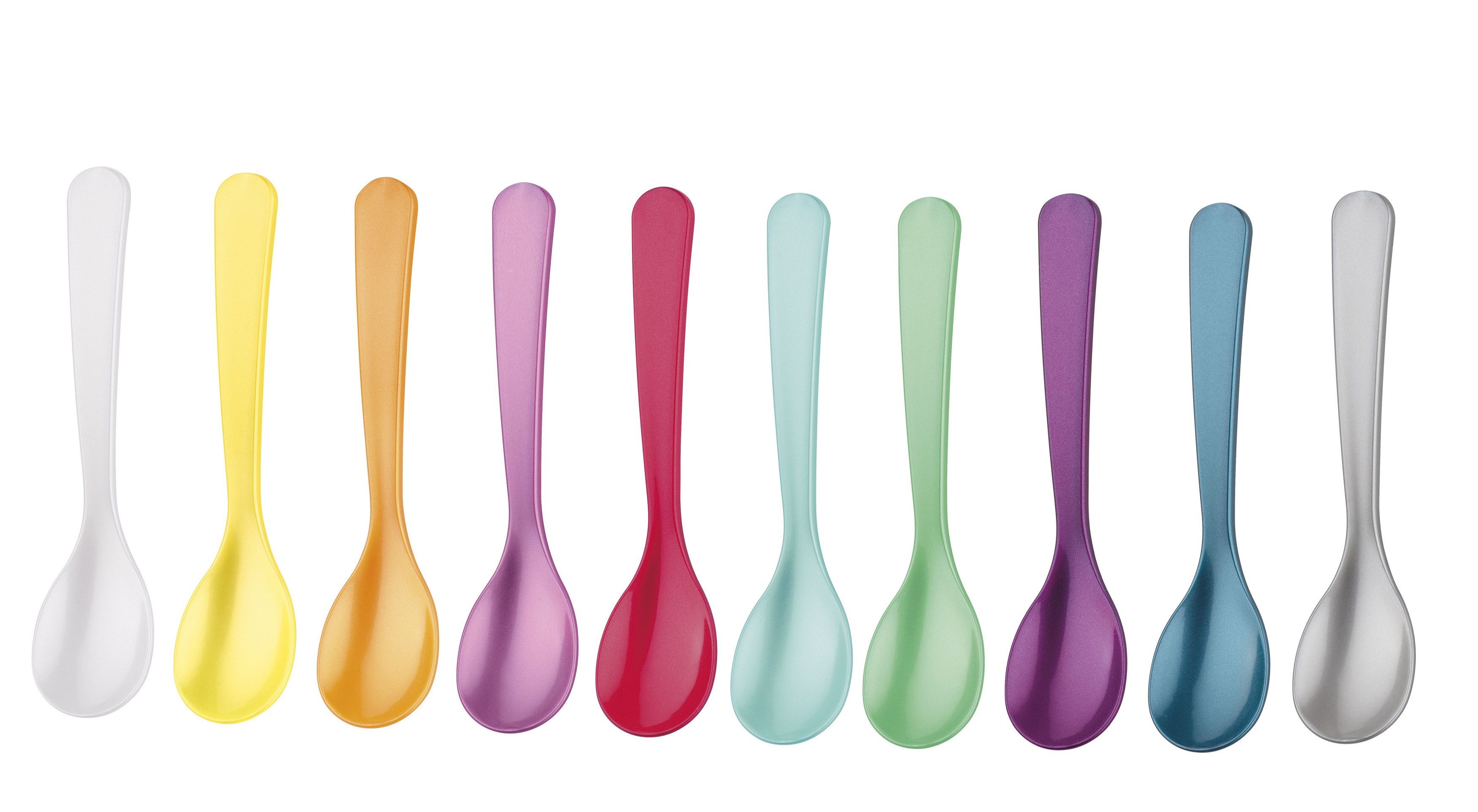 Cilio Eierlöffel Cilio Eierlöffel Löffel aus Hochwertigem Kunststoff 12cm Farbe: orange, spülmaschinengeeignet