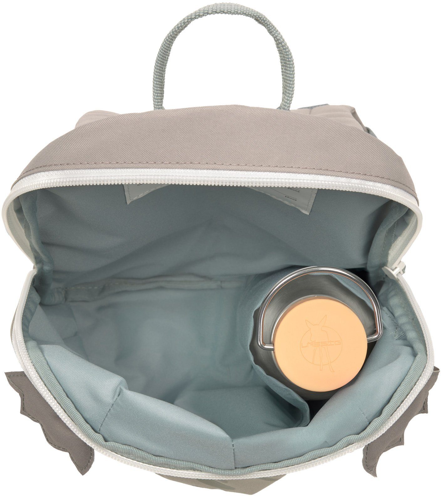 LÄSSIG Kinderrucksack About Friends, Tiny Backpack, Dragon, PETA-approved vegan