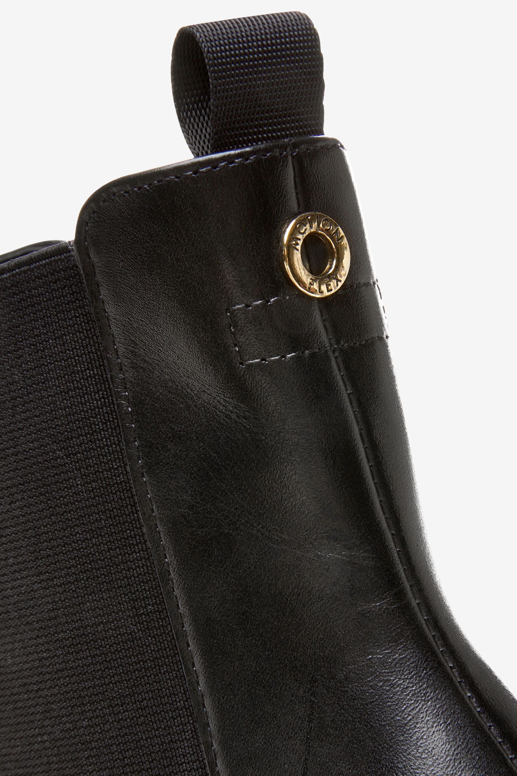 Forever Leather Chelsea-Absatzboots (1-tlg) Motion Next Flex Chelseaboots Comfort® Black