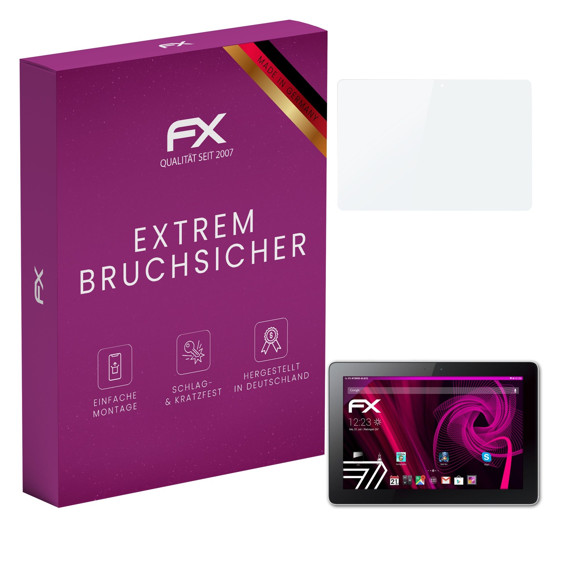 Schutzfolie Panzerglasfolie für Huawei MediaPad 10 Link+
