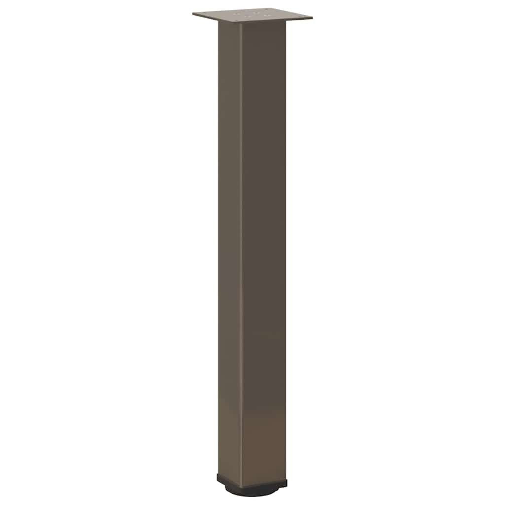 vidaXL Tischbein Konsolentischbeine 4 Stk. Naturstahl 72-74 cm Stahl