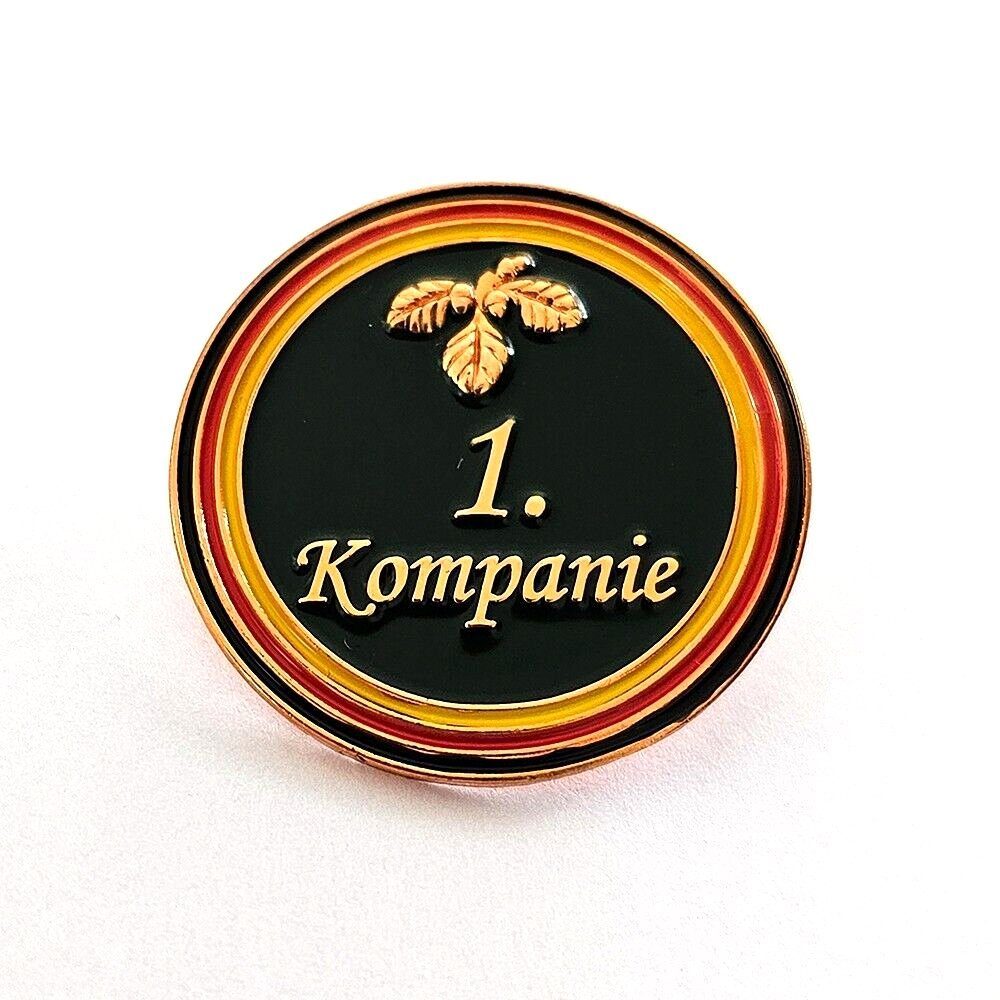 hegibaer Anstecknadel 2 Schützenfest Pins 1. Kompanie Eichenlaub Gewehre Anstecker 1018, 2 Anstecker, edel und exklusiv
