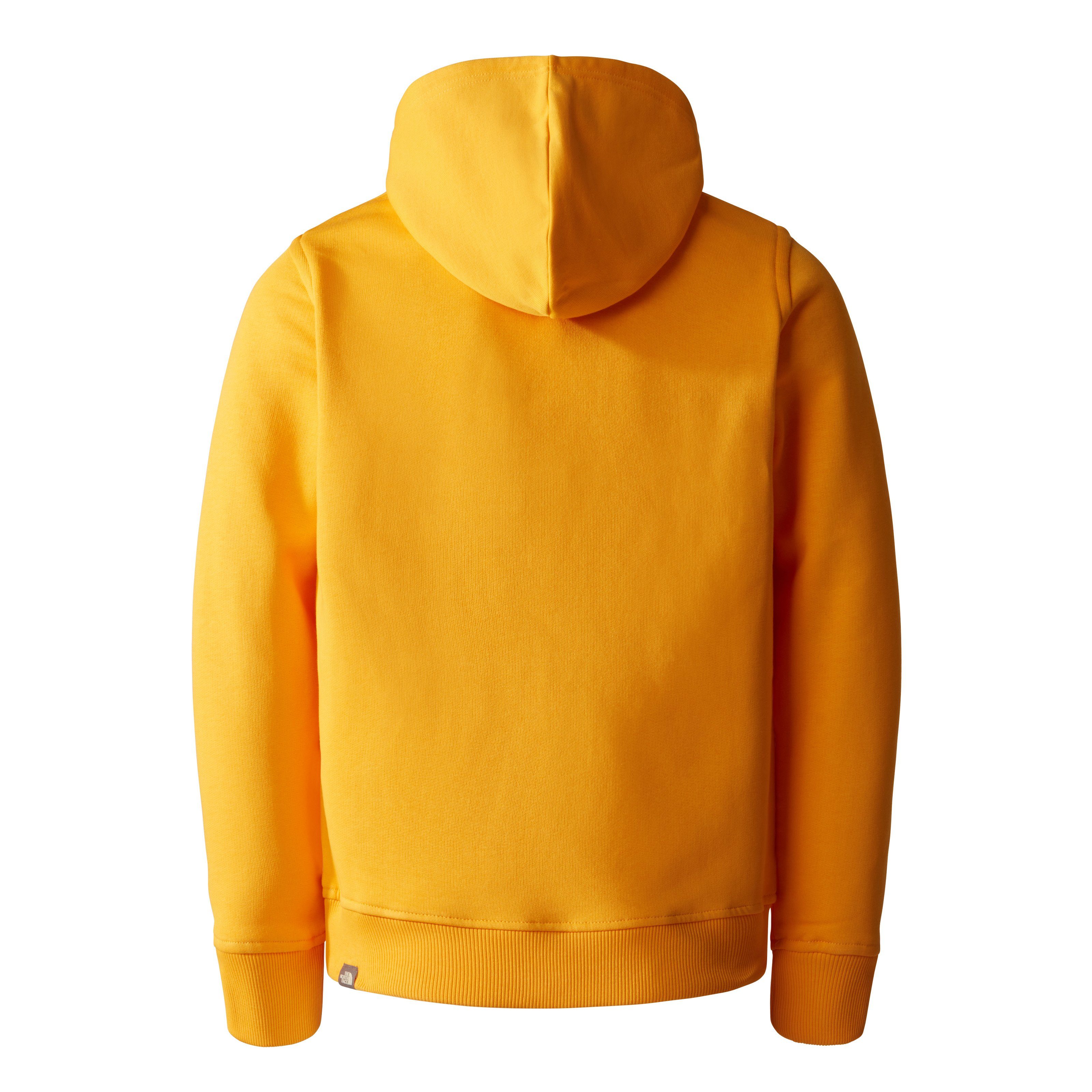 KIDS HOODIE großer Logostickerei mit North P/O PEAK - DREW Face Hoodie The yellow