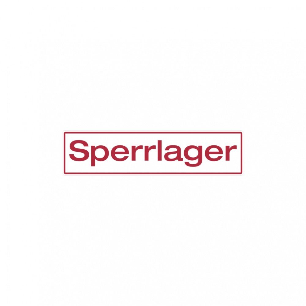 Hinweisschild Hinweisschild, Sperrlager, Aluverbund, 600x150 mm, 1 Stk