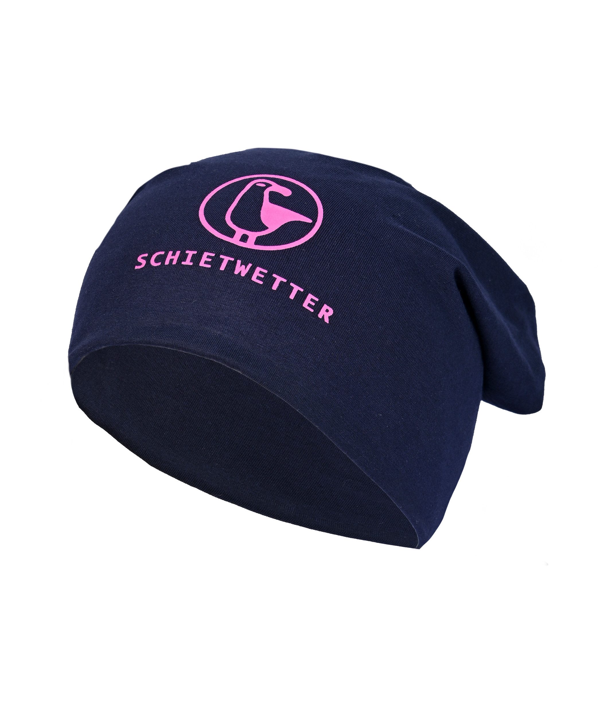 Schietwetter Beanie Unisex Erw. Beanie mit Print Möwe (1-St)