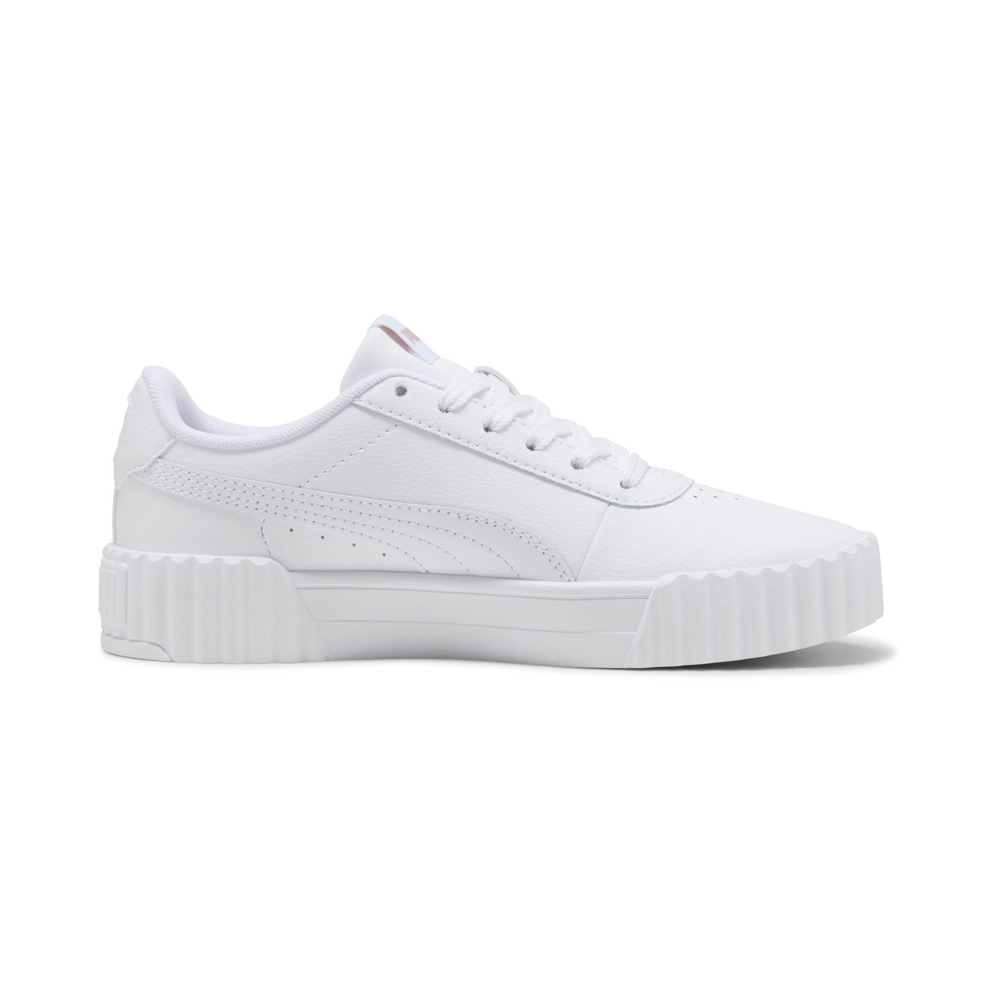 PUMA CARINA 3.0 Sneaker für sportliche Looks, aus Leder, mit weichem Textilfutter