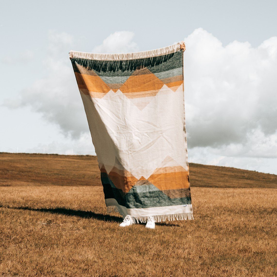 Wolldecke HIMALAYA, Steppenwolle, Nachhaltige Kuscheldecke aus 100% in Made EU Schurwolle 130x200cm