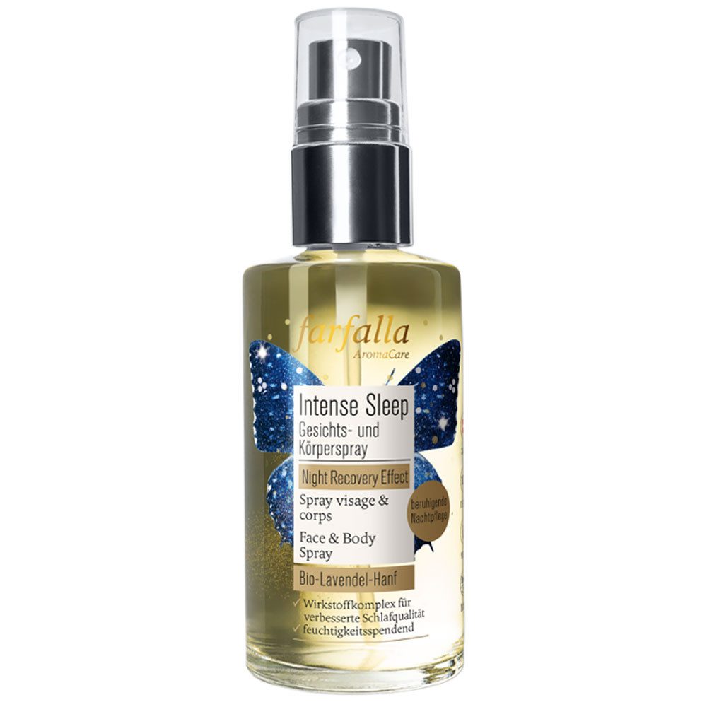 Farfalla Essentials AG Körperspray Intense Sleep Night Recovery Effect, 60 ml
