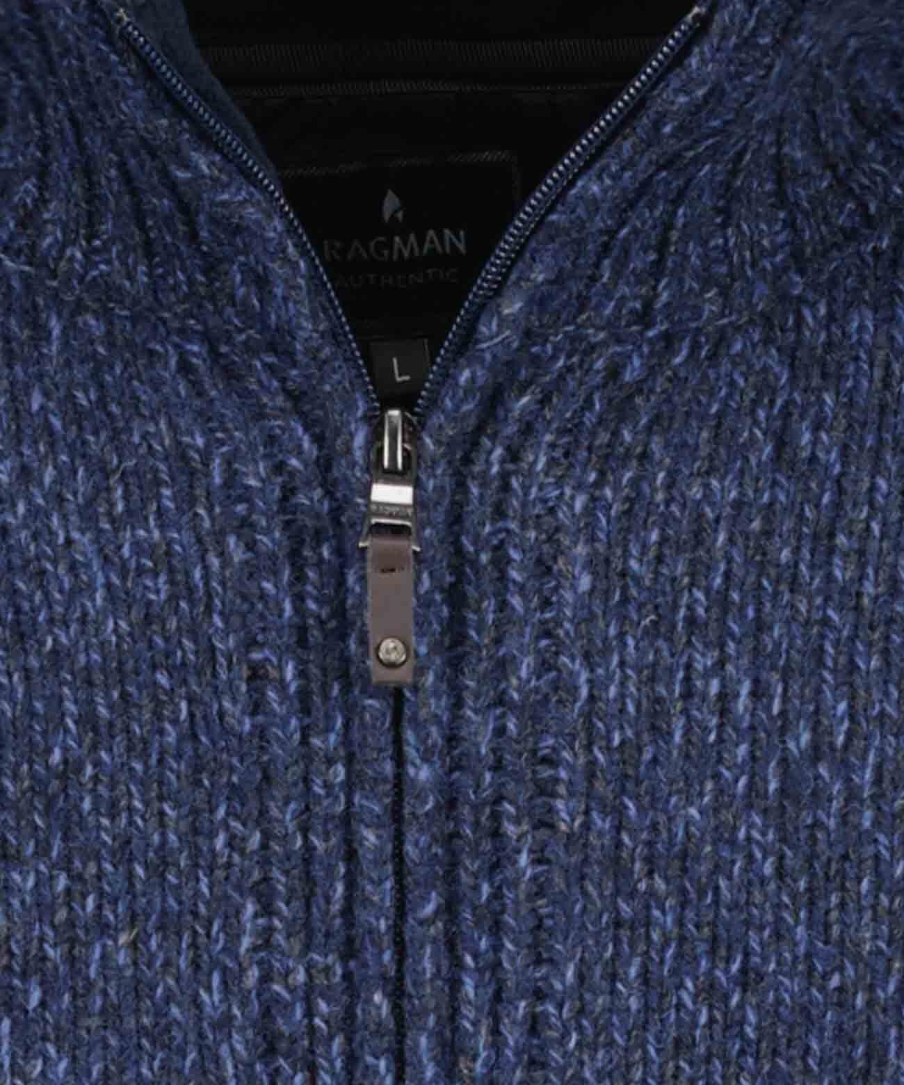 RAGMAN Strickfleecejacke