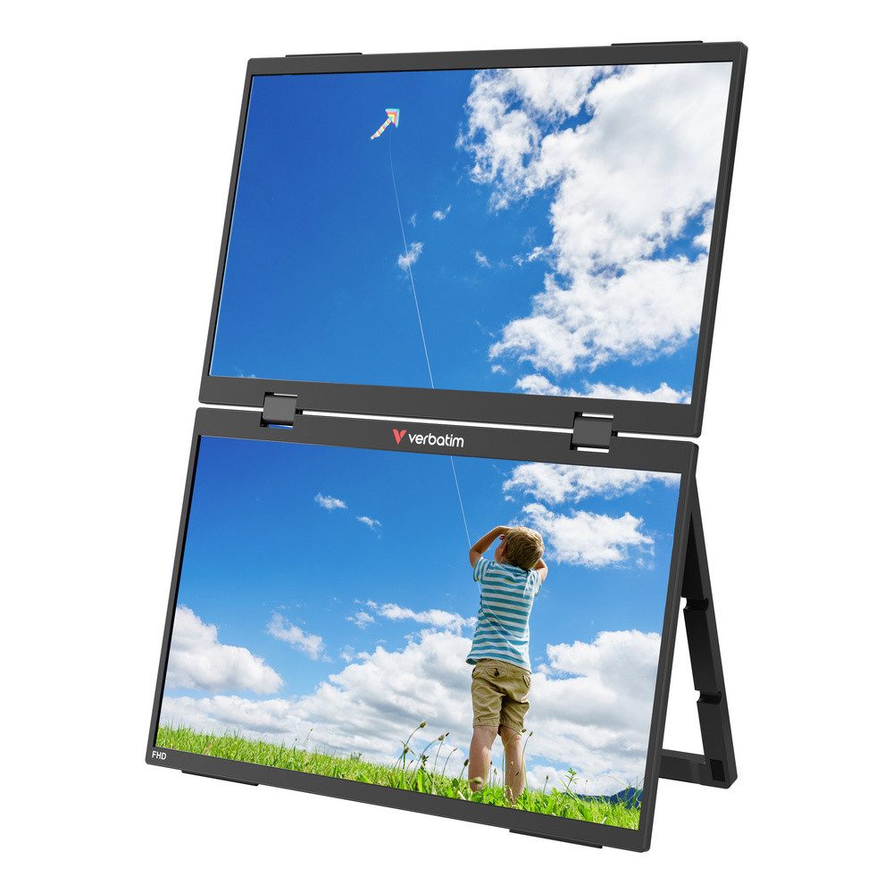 Verbatim Verbatim Essentials Portabler Monitor EEK A (A - G) 39.6 cm (15.6 Zol LED-Monitor