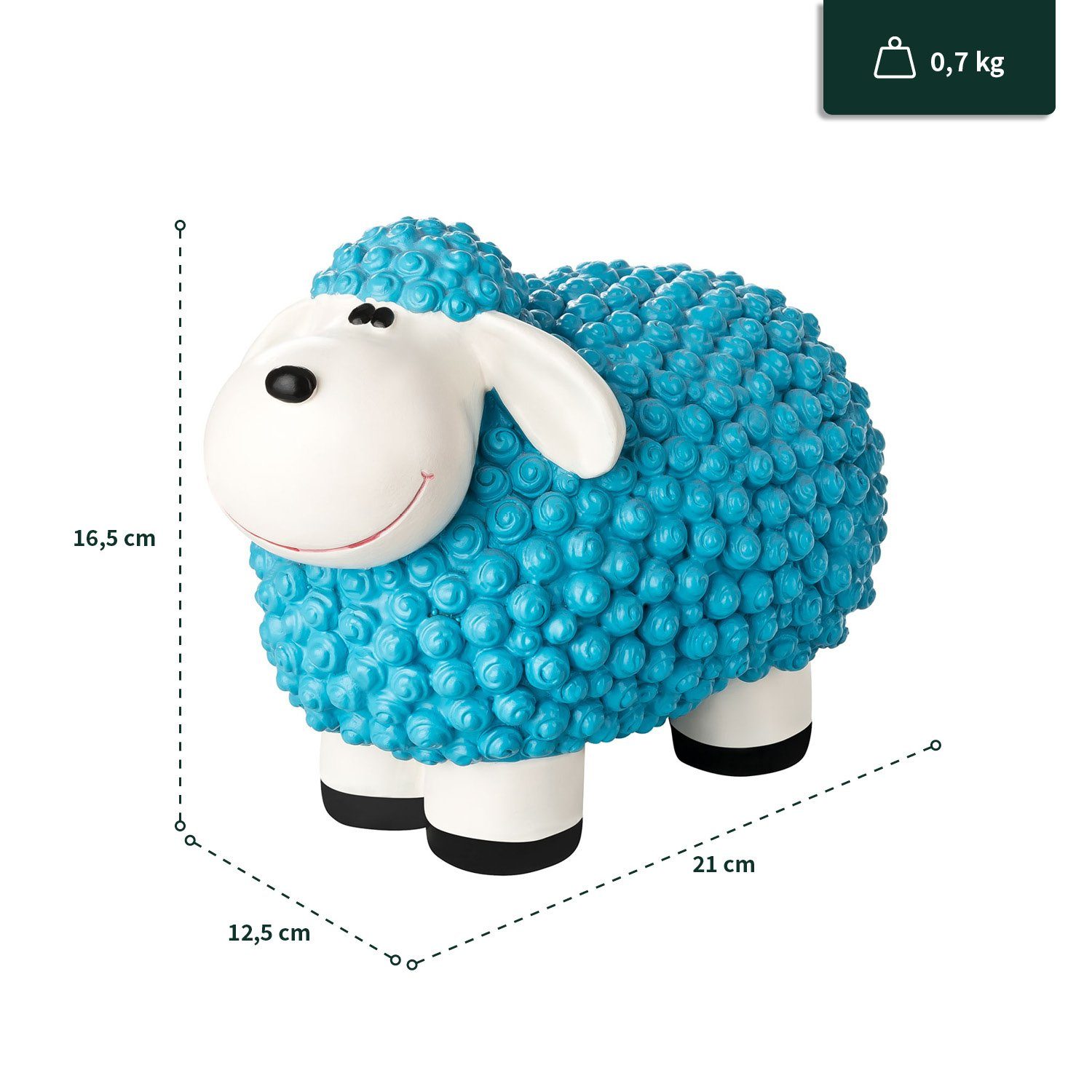 VERDOBA Gartenfigur Bunte Mini Schafe Gartenfiguren, günstig online kaufen