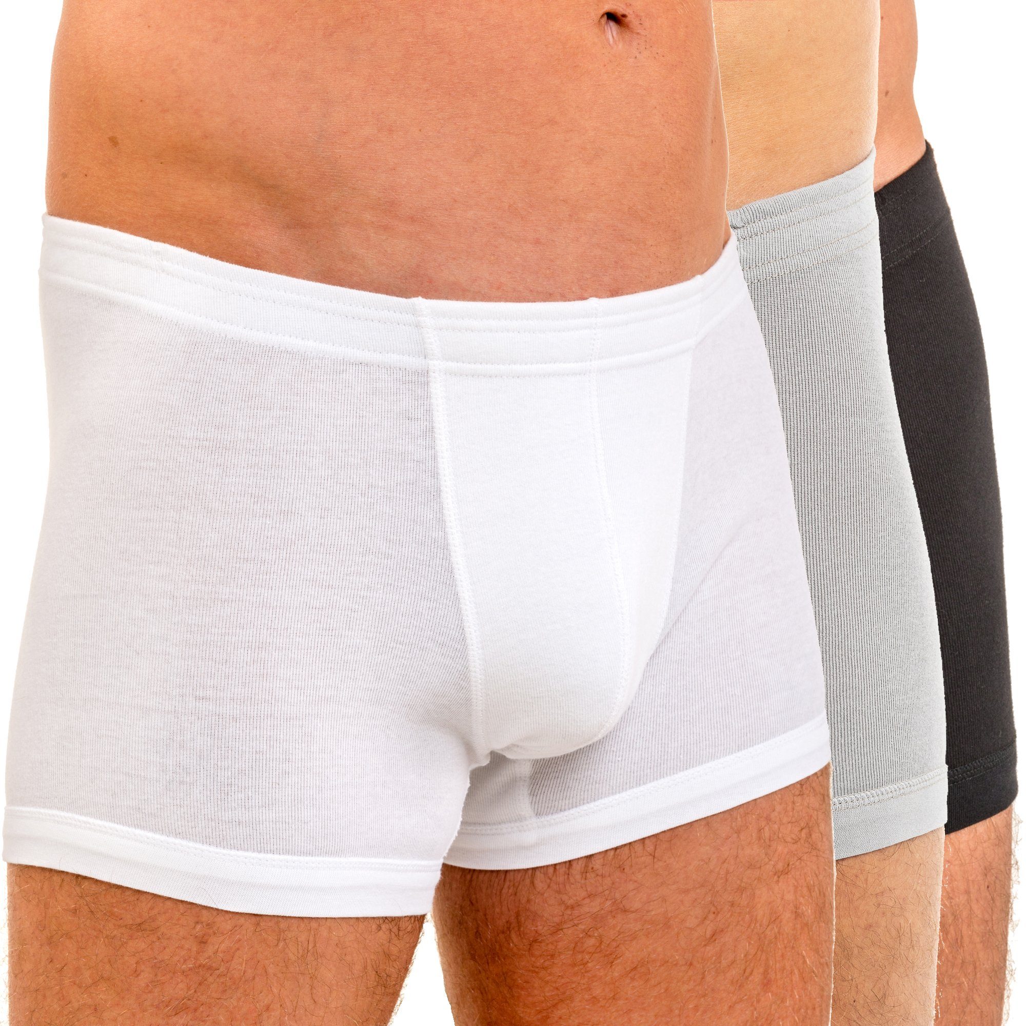 HERMKO Retro Boxer 3901 (Pack, 3er) Bio-Baumwolle Pant ohne Eingriff mit Dehnbund hergestellt in EU