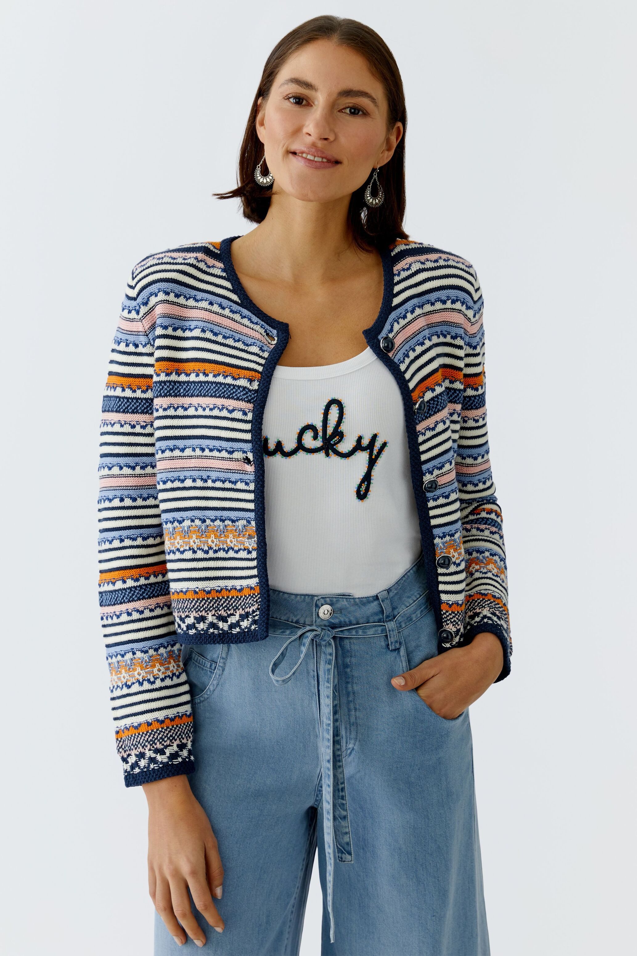 Oui Strickjacke