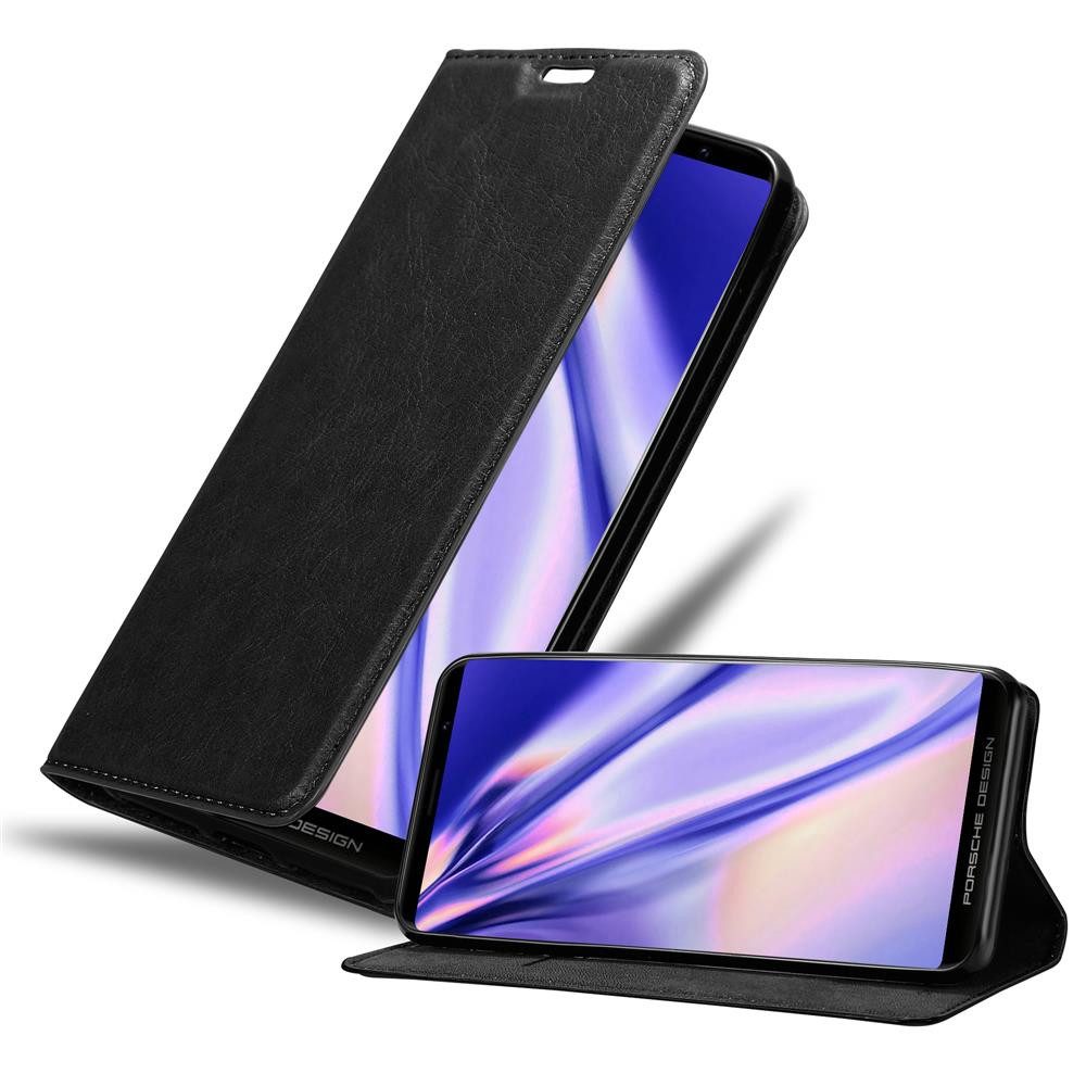Cadorabo Handyhülle für Huawei MATE RS Hülle Huawei MATE RS, Hülle Schutzhülle mit Standfunktion, Magnetverschluss und Kartenfach