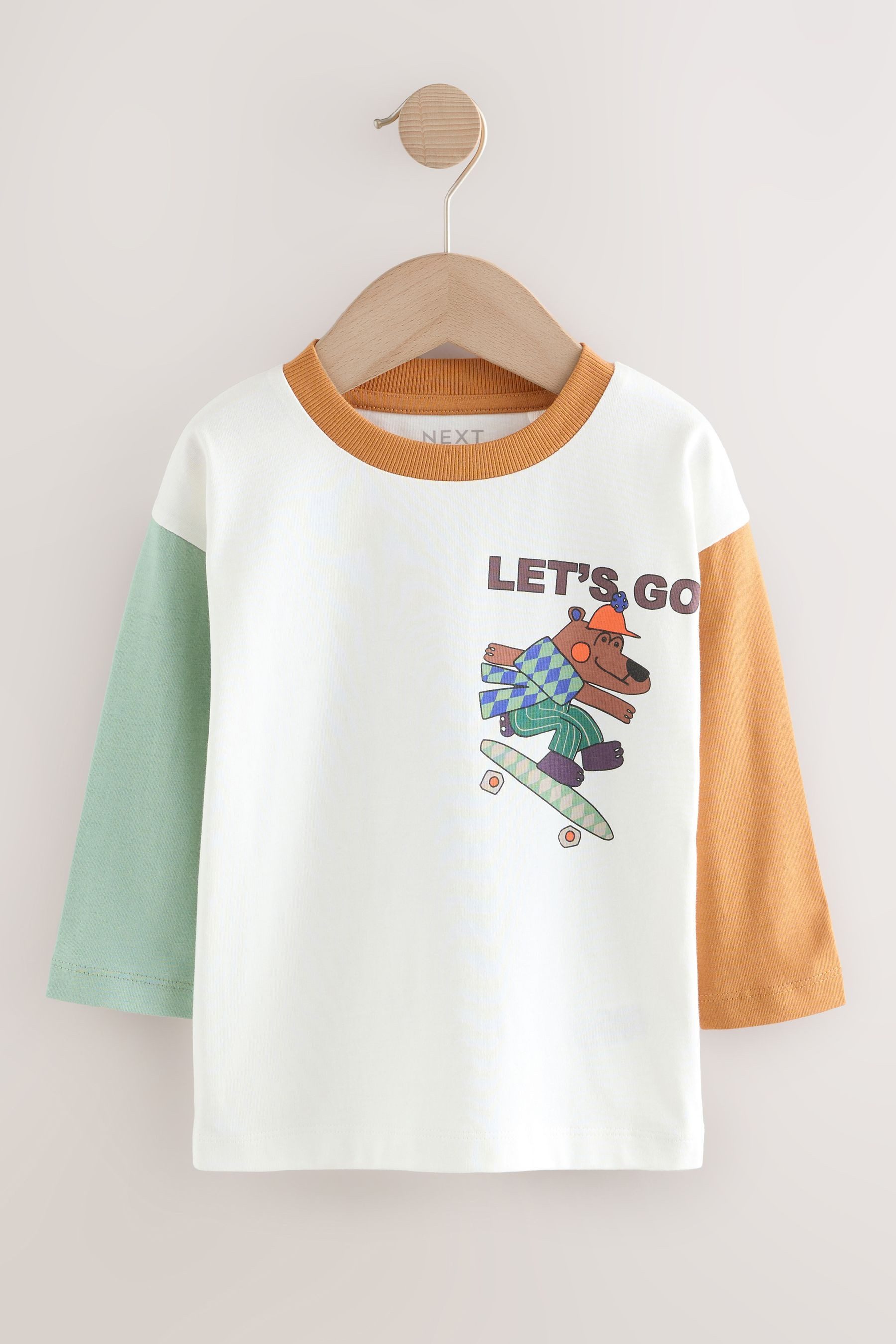 Next Langarmshirt Langarmshirt mit Rückenprint (1-tlg) günstig online kaufen