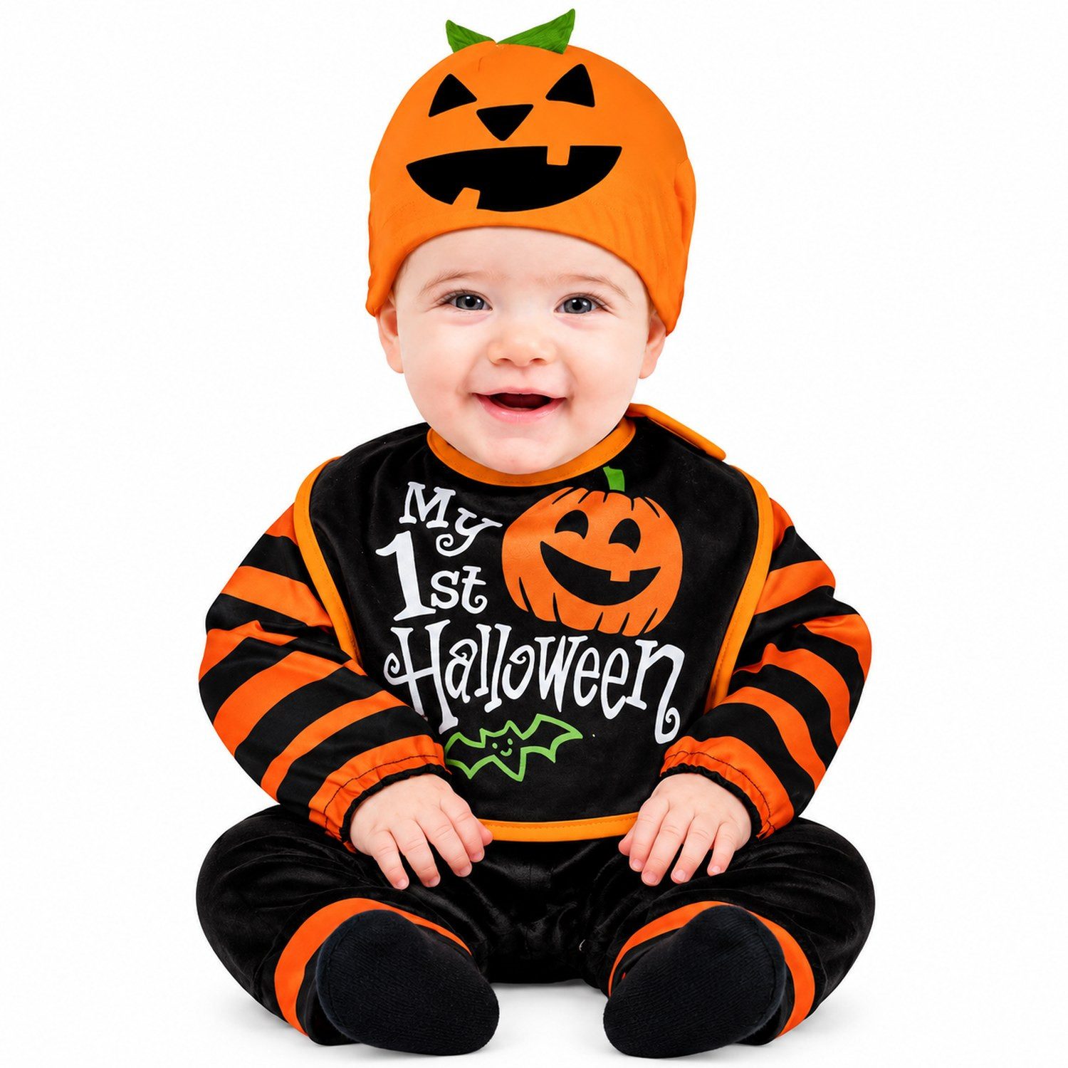 Fiestas Guirca Hexen-Kostüm Babykostüm 'My 1st Halloween - Kürbis' für Kinder