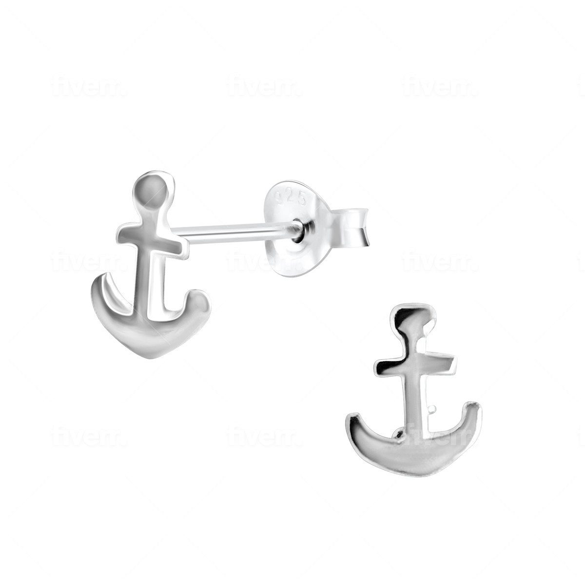 Paar Ohrstecker ANKER, 2-tlg.
