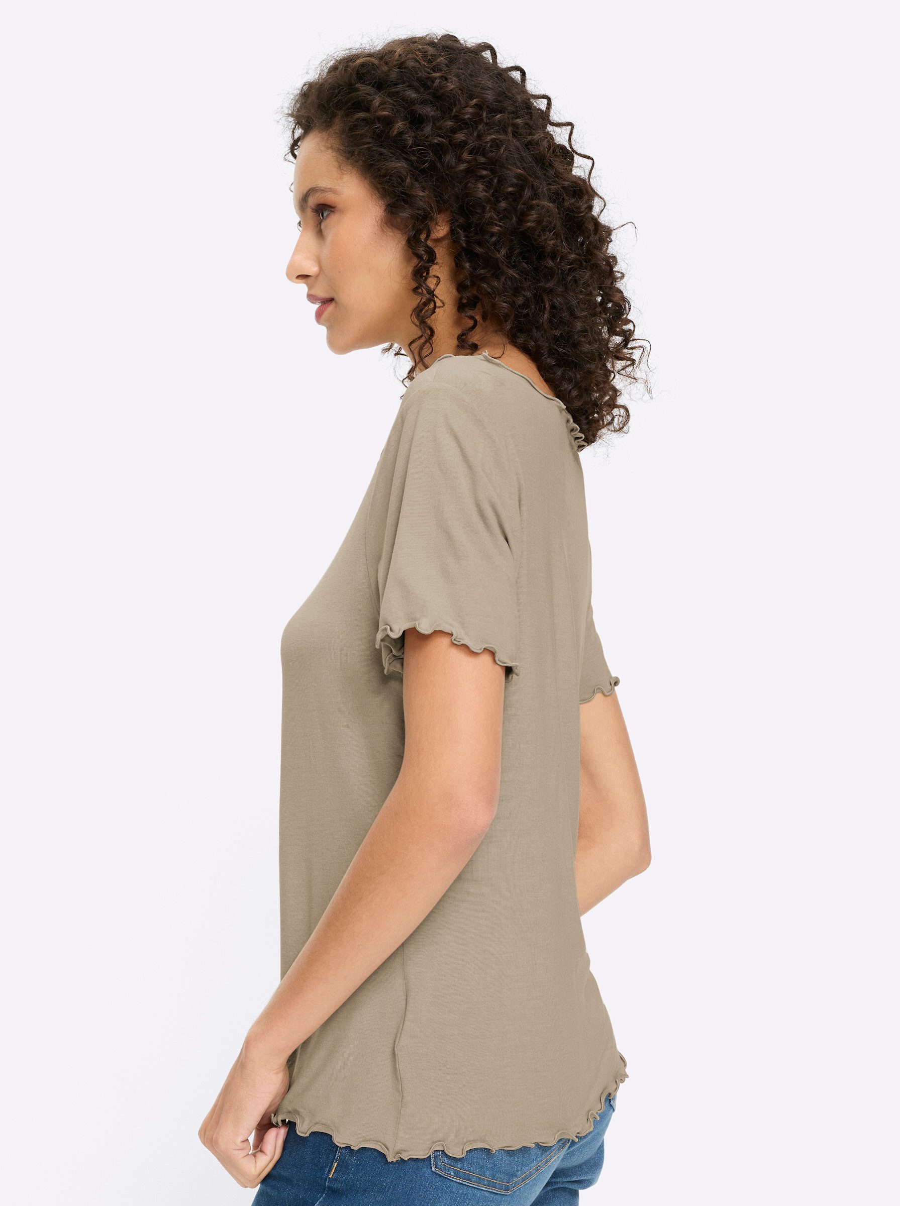 heine T-Shirt Doppelpack Shirts Kurzarm (2-tlg)