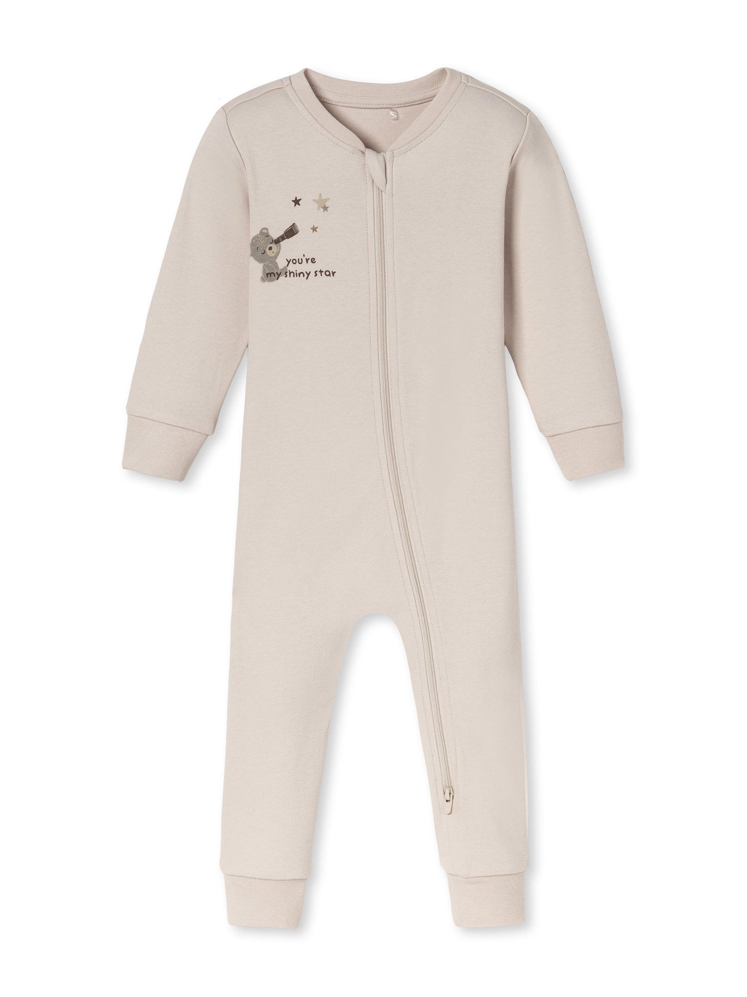 Schiesser Langarmbody Strampler Body langarm, Longsleeve Bodysuit, Einteiler langarm