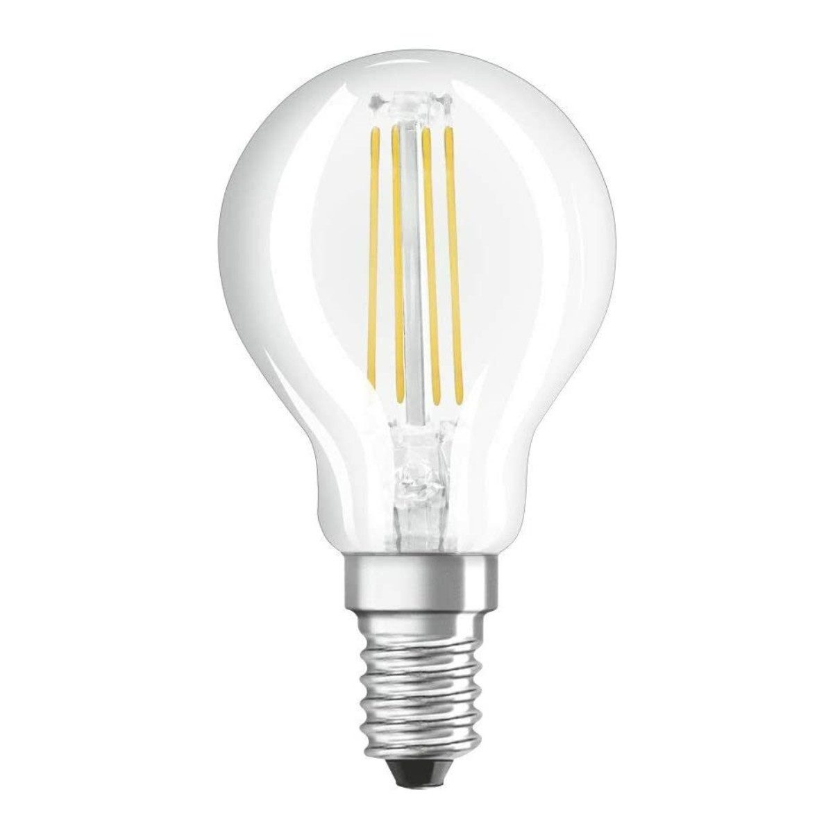 Osram LED-Leuchte OSRAM LED Lampe E14 4 W 470 lm 4000 K Kaltweiß Tropfenform P45, 4W 40W Leuchte 470lm 4000K Glühbirne