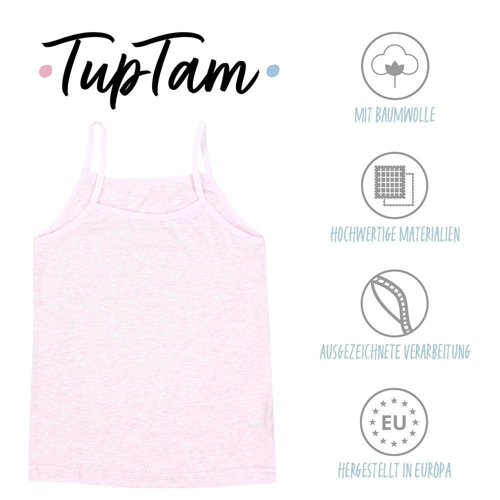 TupTam Unterhemd TupTam Mädchen Unterhemd Spaghettiträger Top 5er Pack – Bild 2 von 5