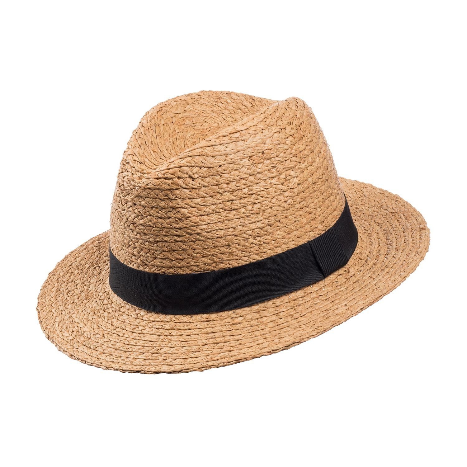 Scippis Strohhut Knautschbarer Bortenhut Drago aus Raffia