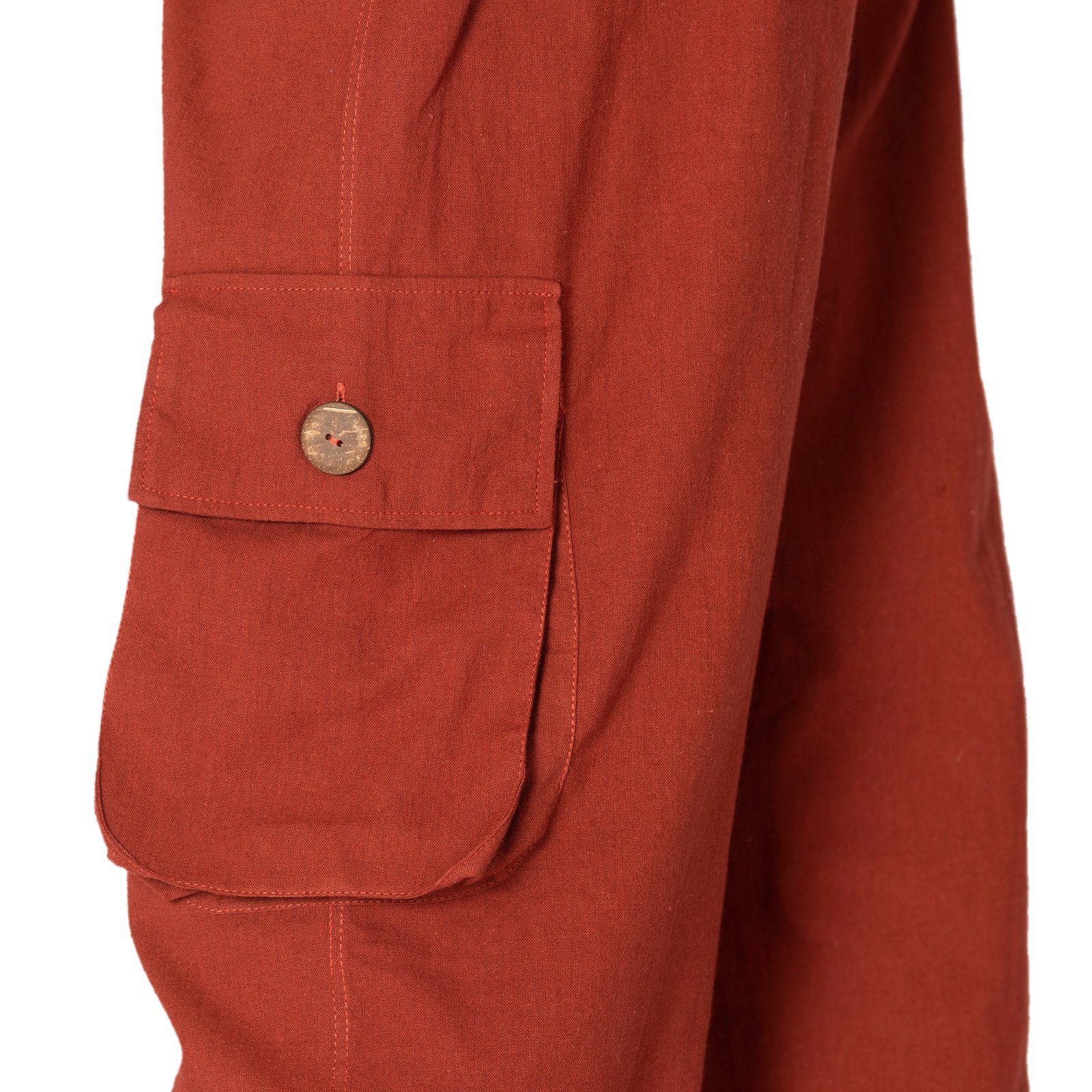 PANASIAM Cargohose Cargo-Hose K bequeme Sommerhose mit 4 Taschen aus 100% Baumwolle Unisex Freizeithose für Damen und Herren Relaxhose Cargohose