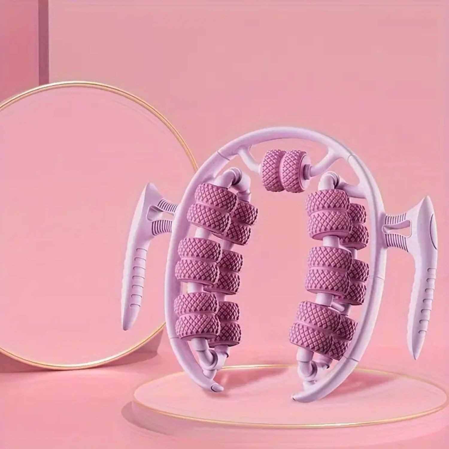 PRINIDOR Shiatsu-Massagegerät Anti-Cellulite Massagegerät Professioneller Bein-Kontur-Massagegerät, 26 ergonomisch geformte Massagerollen, tägliche Entspannung