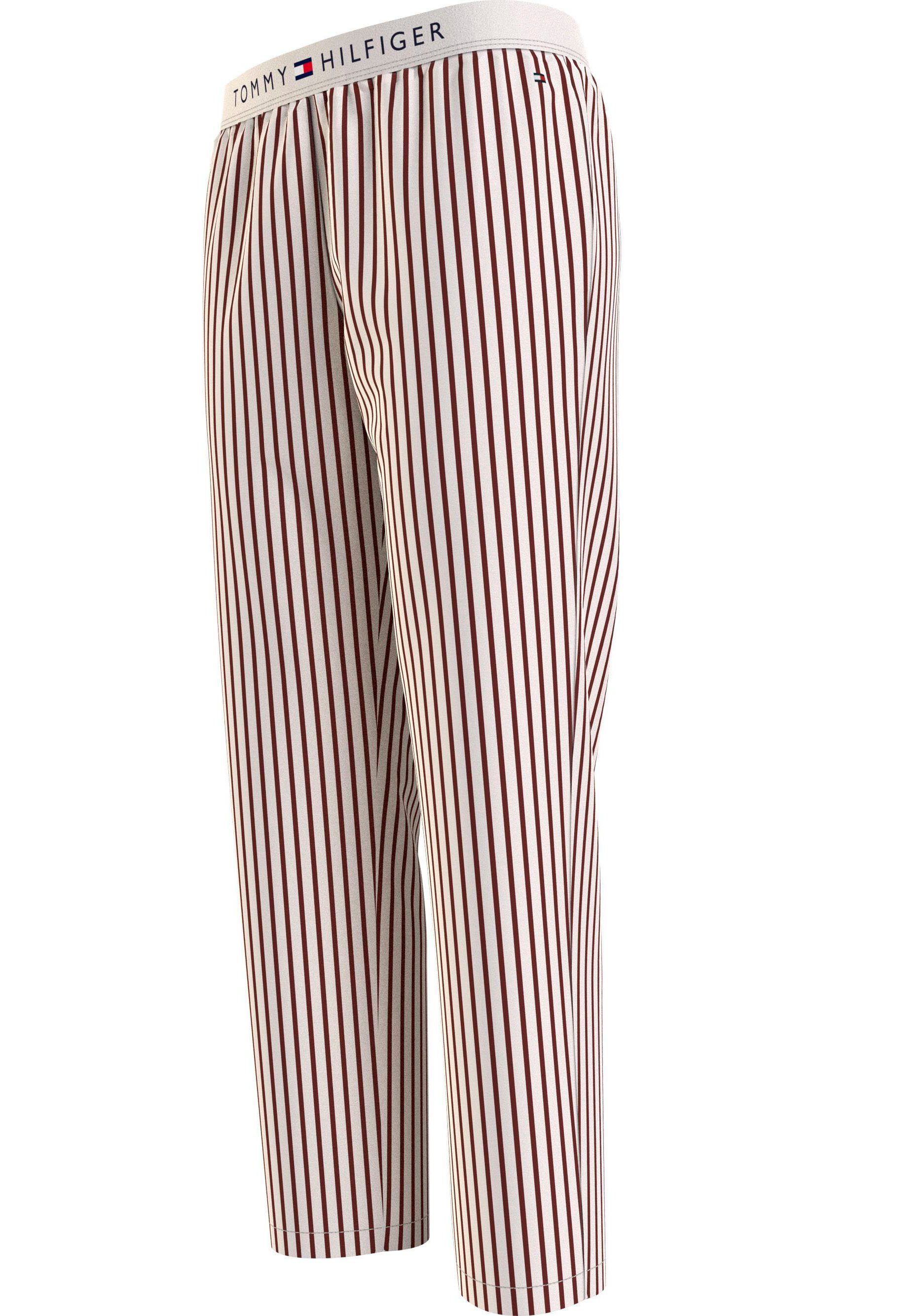 Tommy Hilfiger Underwear Hilfiger Pyjamahose PANTS Tommy Logobund mit VISCOSE WOVEN