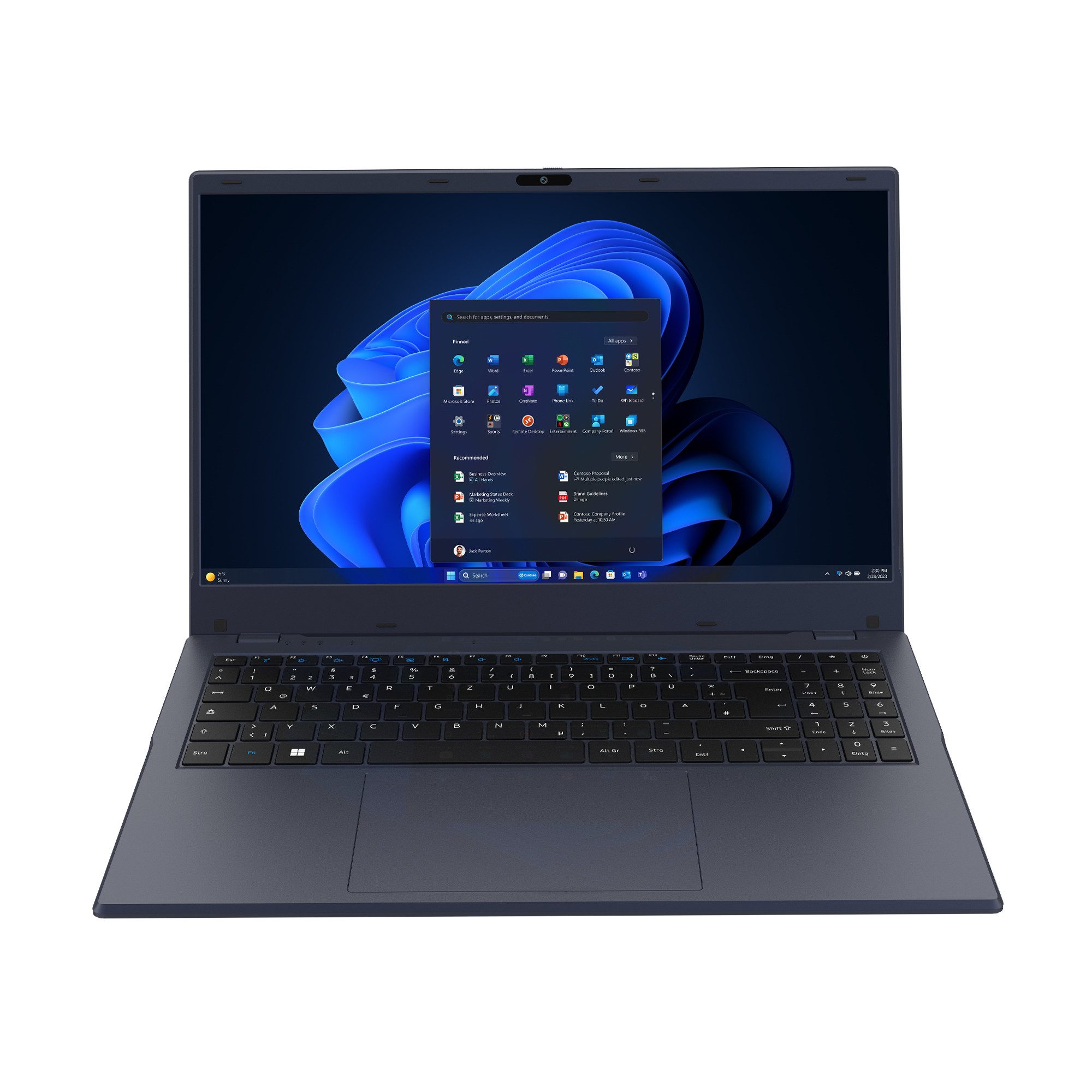 VALE V15A Notebook (39,60 cm/15.6 Zoll, Intel Celeron N4020, Intel UHD Grafik, 512 GB SSD, Windows 11 Pro)