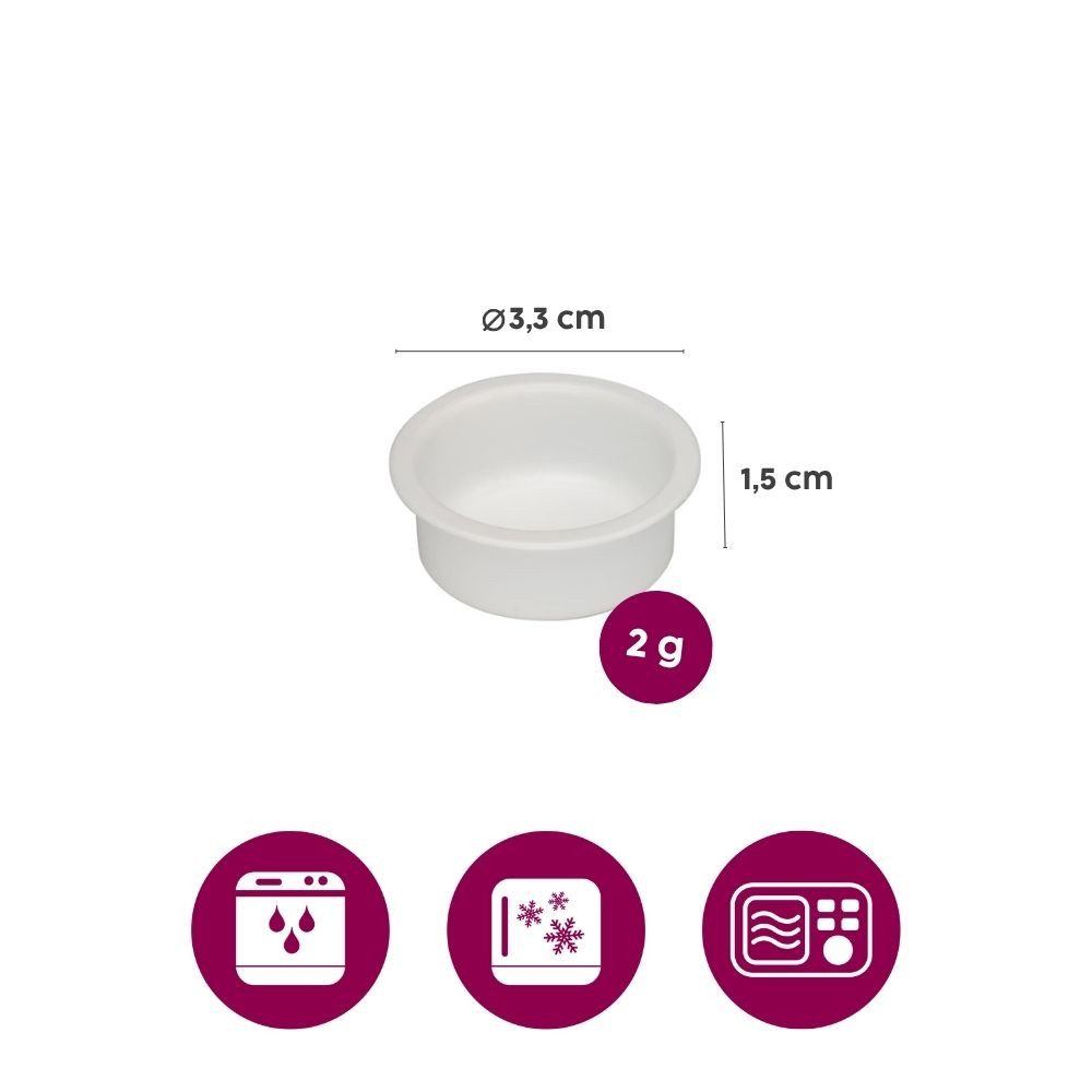 Ornamin Pillendose Einnahmebecher, Medikamentenbecher, Deckel, Spülkorb (24 St), Tablettenbox l Alltagshilfe l Qualitätskunststoff l Made in Germany