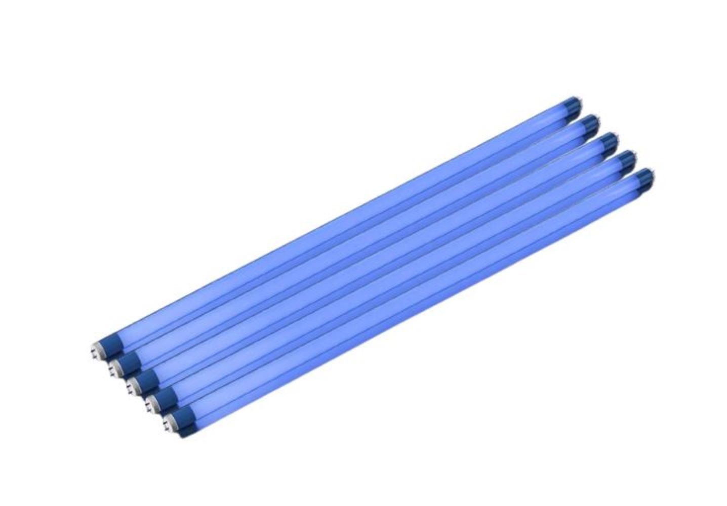 XENON LED Dekolicht 8945 LED Röhre 230 Volt 5er Pack 9W T8 60cm 1000 Lm Kunststoff Blau, Xenon /Blau