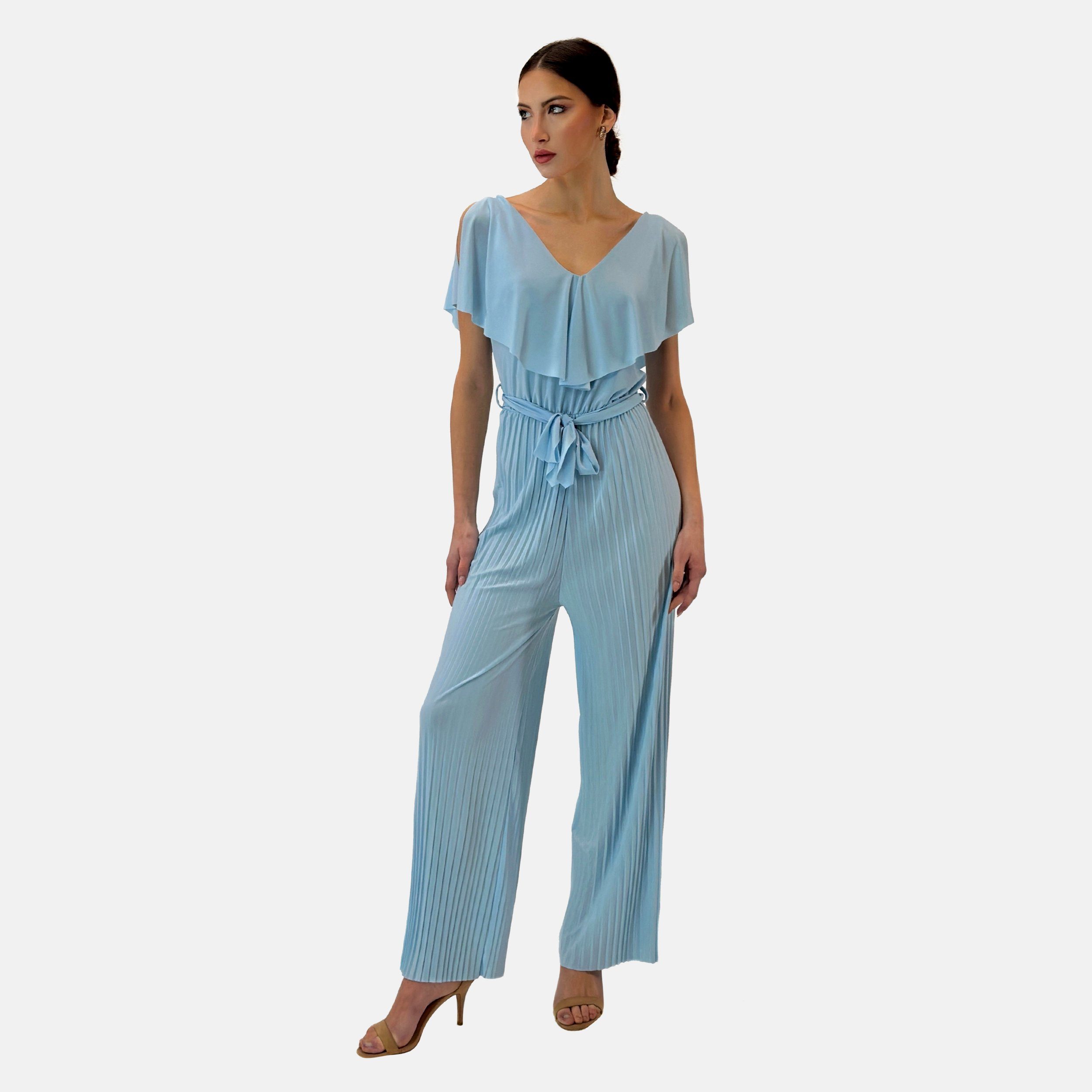 Elara Jumpsuit Elara Damen Jumpsuit V-Schnitt günstig online kaufen