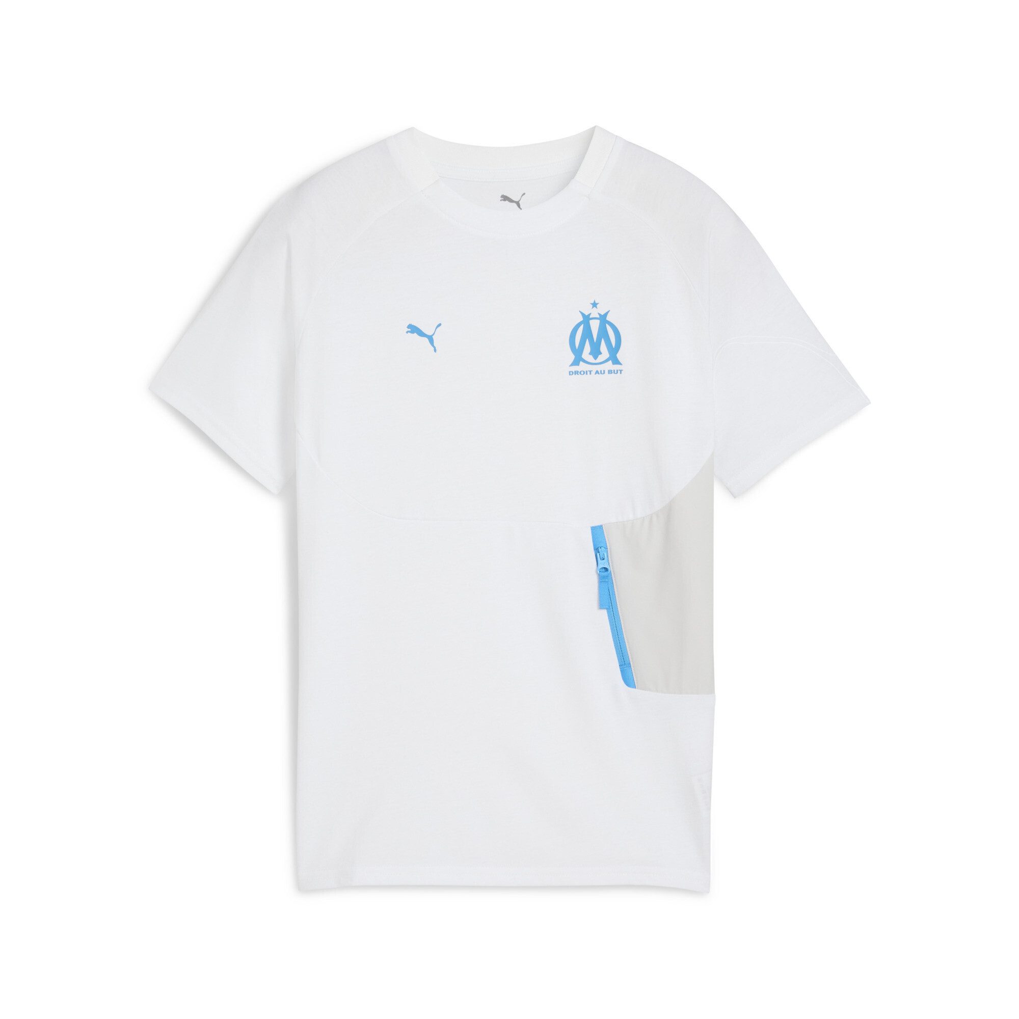 T-Shirt Olympique de Marseille PUMATECH Pocket T-Shirt Jugendliche