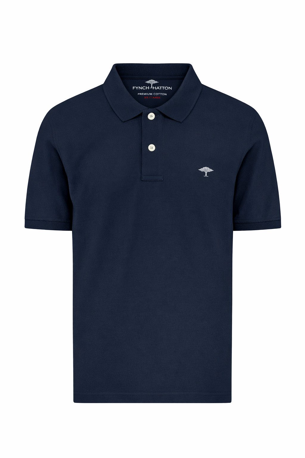 FYNCH-HATTON Poloshirt FYNCH-HATTON Polo-Shirt ? Navy (100% Baumwolle)