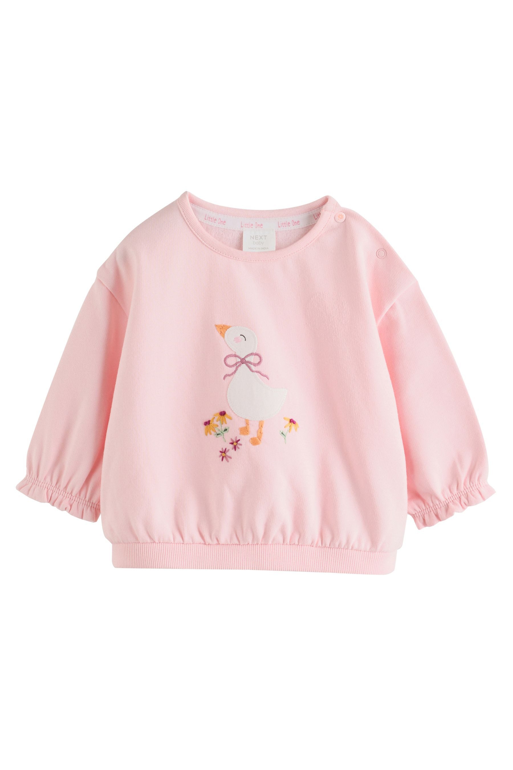 Next Top & Leggings 2-teiliges Baby-Set mit Sweatshirt und Leggings (2-tlg) – Bild 4 von 5