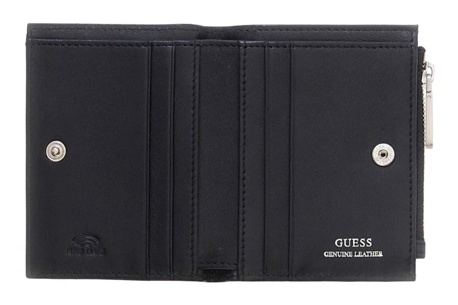 Guess Geldbörse Bifold Top Zip Wallet, mit RFID-Blocker Schutz