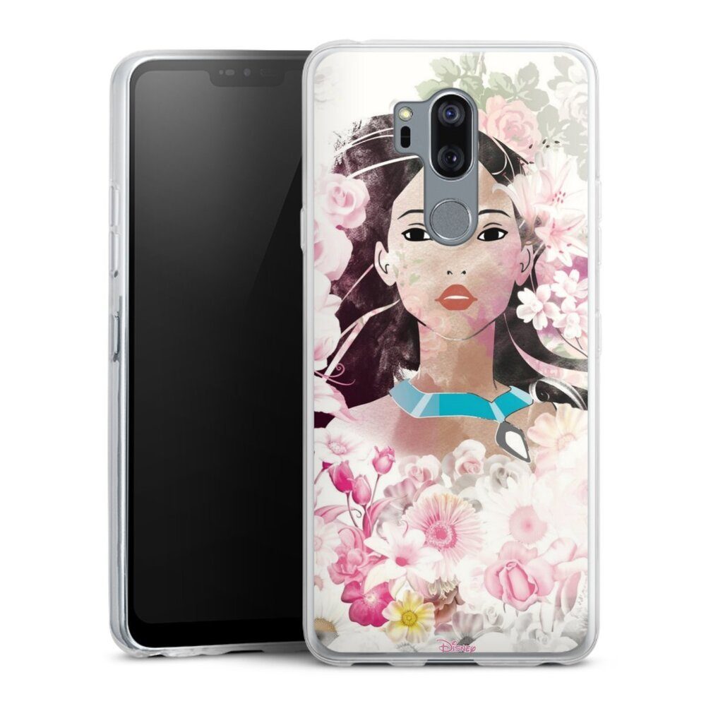 DeinDesign Handyhülle Pocahontas Disney Offizielles Lizenzprodukt Colors Of The Wind, LG G7 ThinQ Slim Case Silikon Hülle Ultra Dünn Schutzhülle
