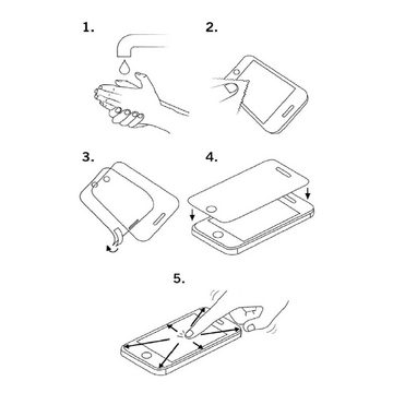 DELTACO Handyhülle Screen protector iPhone 13 Mini 2,5D Panzerglass 5,4"