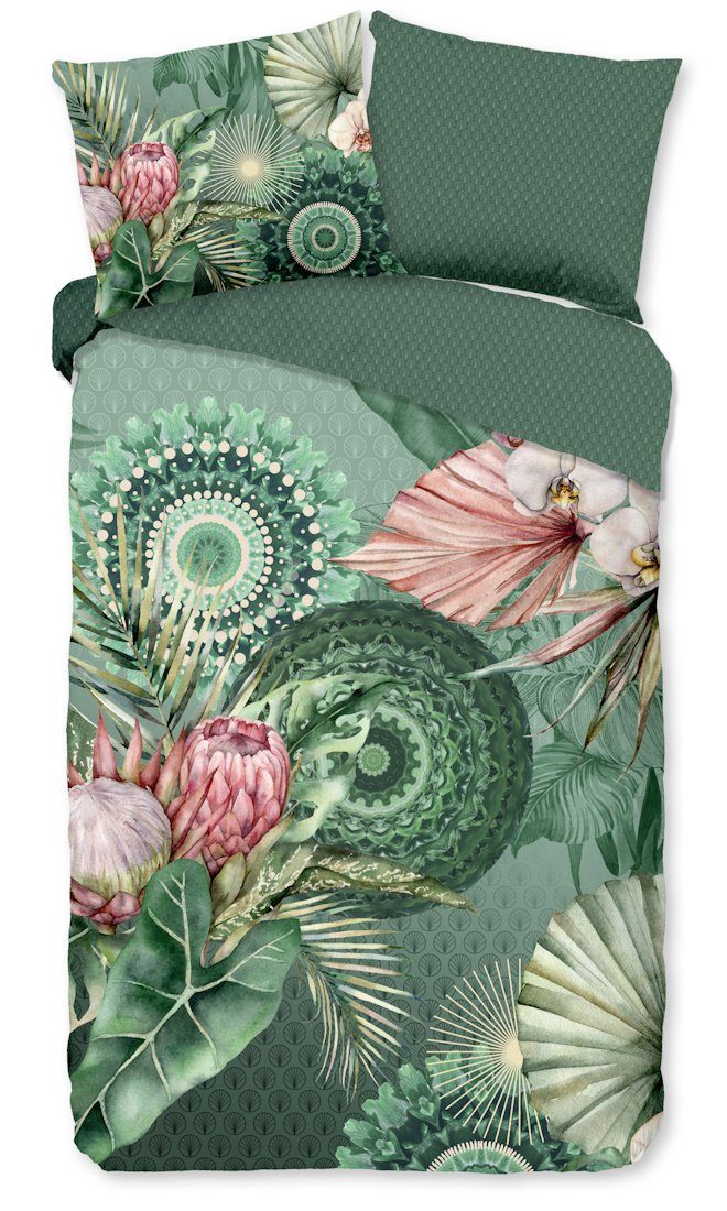 hip Wendebettwäsche Biber Bettwäsche, Biber, 2 teilig, Mandalas Blumen kuschelig warm & weich