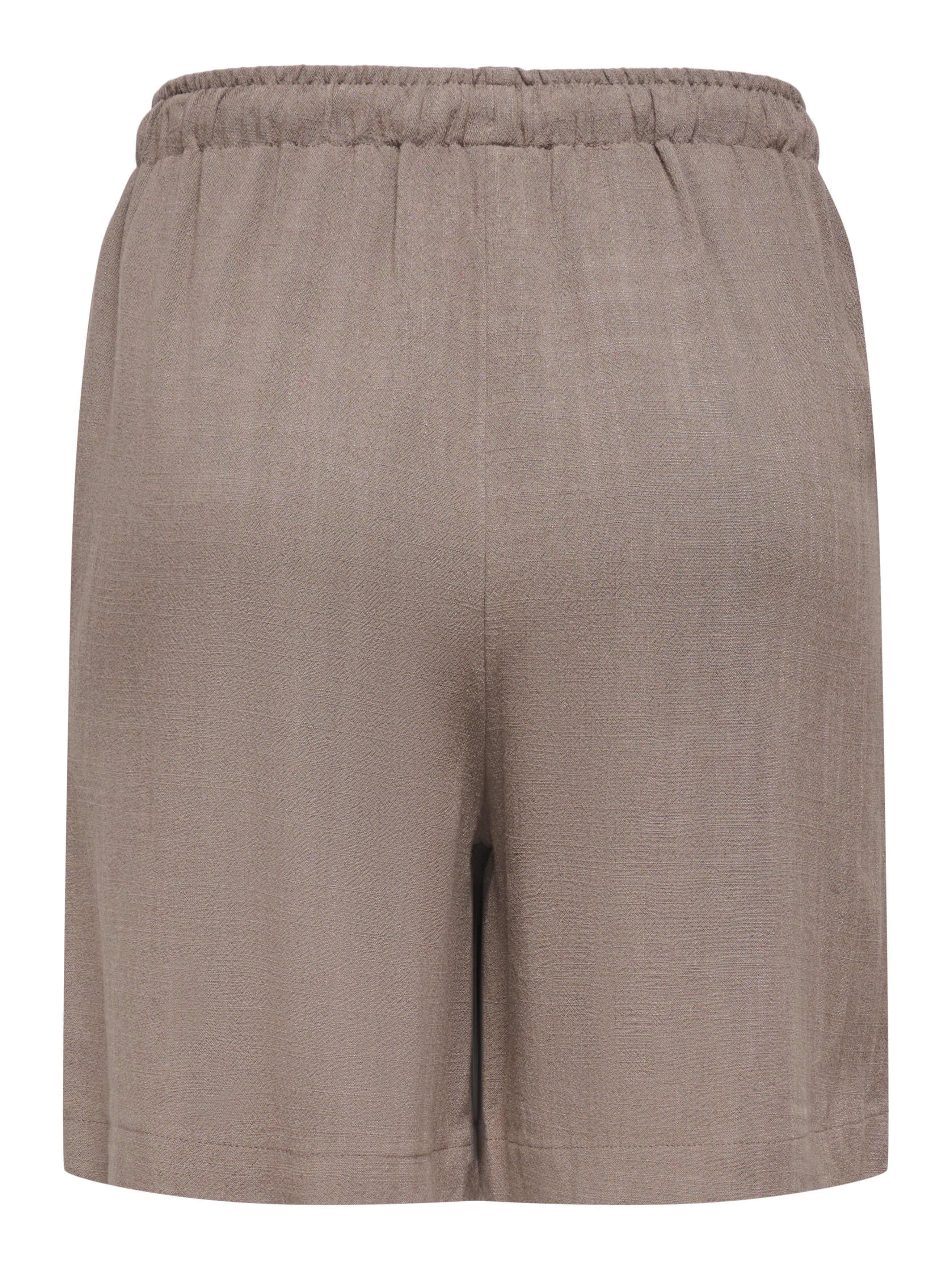 ONLY Shorts ONLSIESTA MW PULL-UP LIN BL SHORTS NOOS loose fit, Jersey, Viskosemischung, elastischer Bund, unifarben