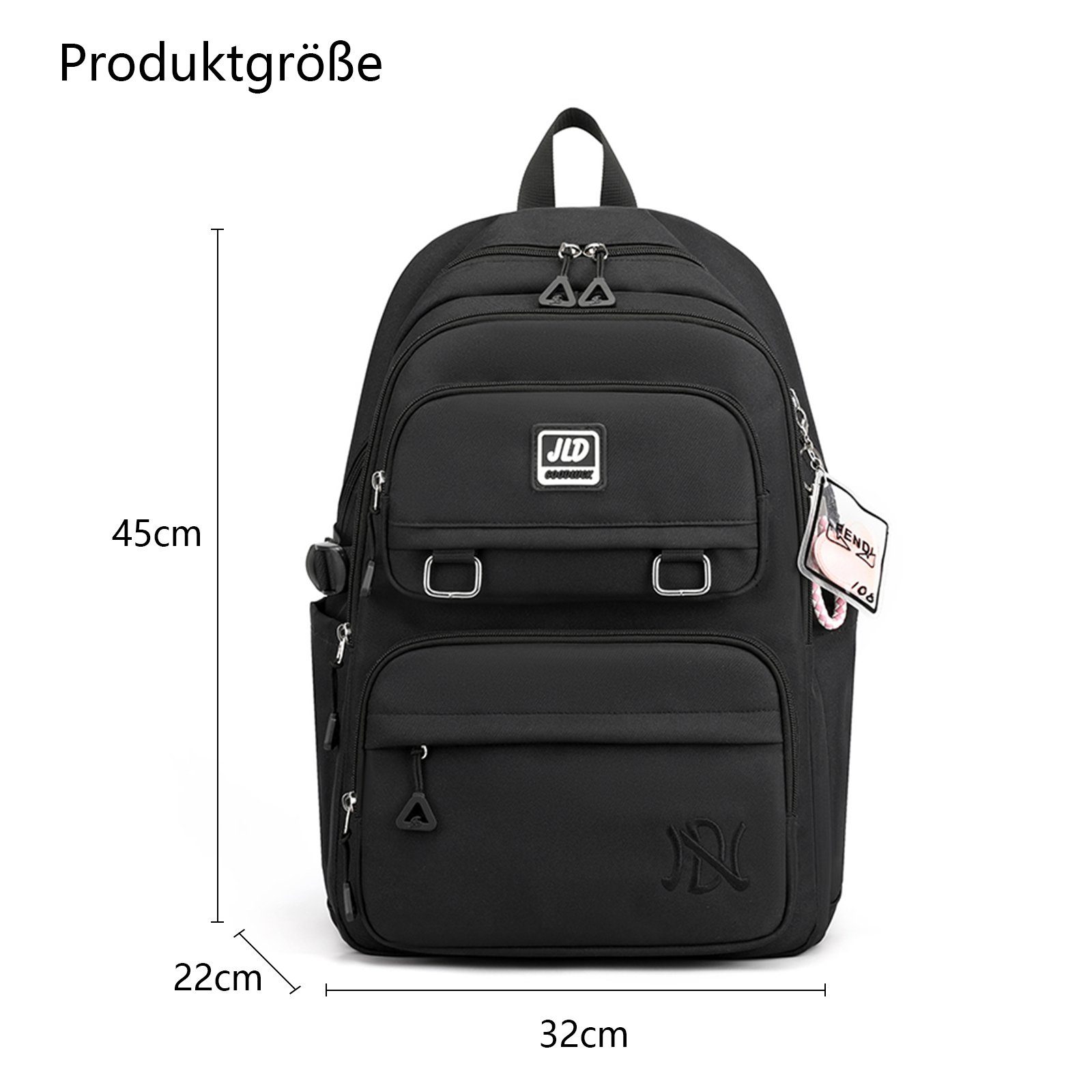 REDOM Laptoprucksack Wasserbeständig Tasche Schulrucksack Business günstig online kaufen
