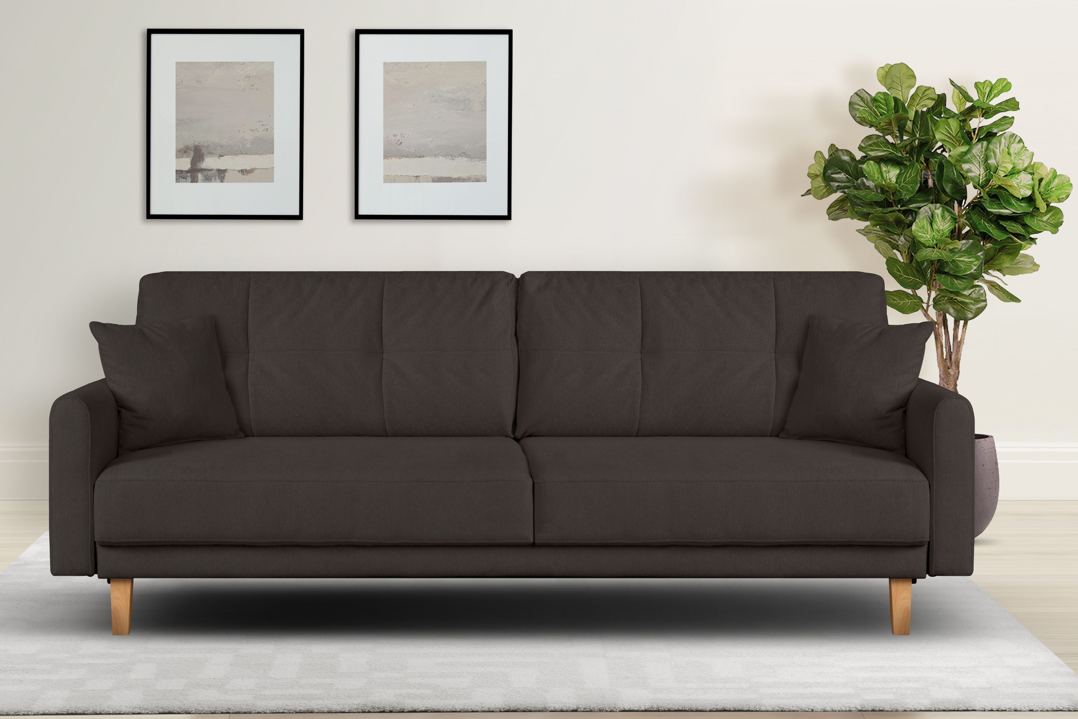 Home affaire 3-Sitzer TRIPLO optionale Schlafsofa günstig online kaufen
