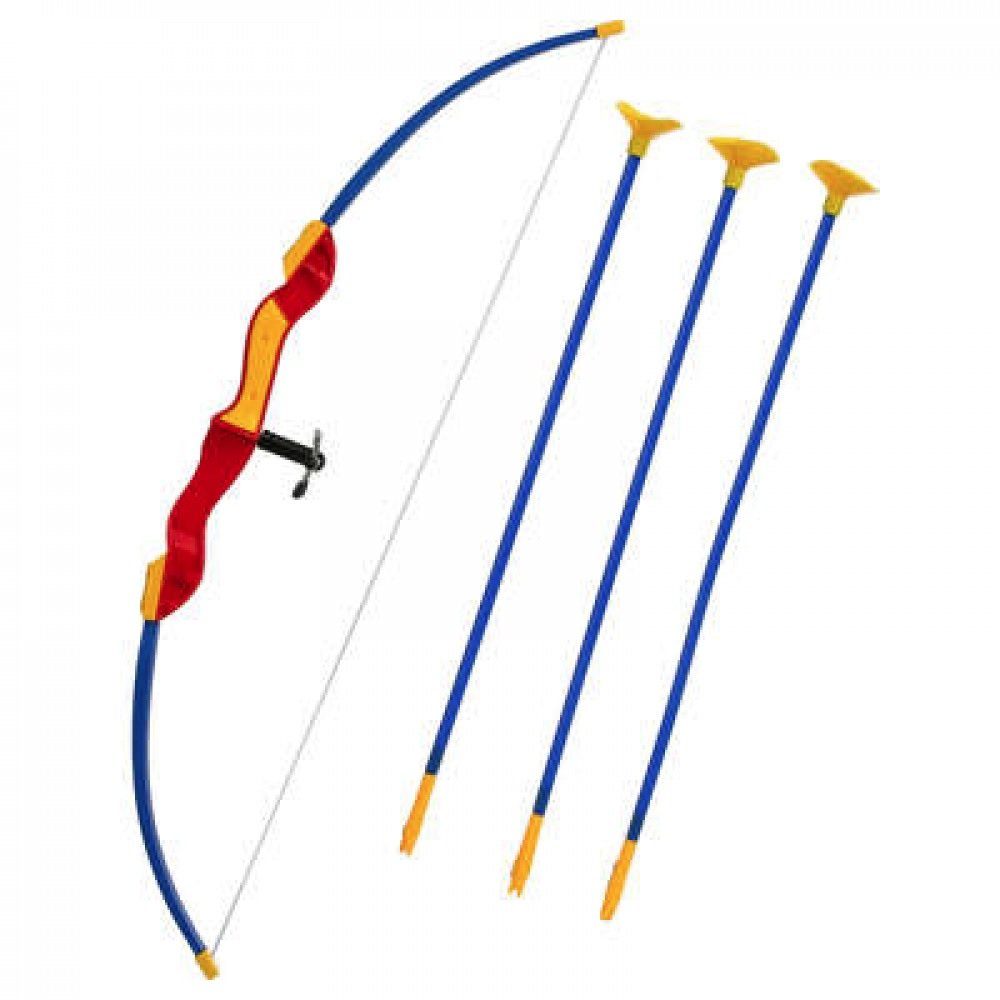 Luna24 simply great ideas... Kinderbogenset Pfeil und Bogenset für Kinder und Saugnapf (3 Pfeile) (4-tlg)