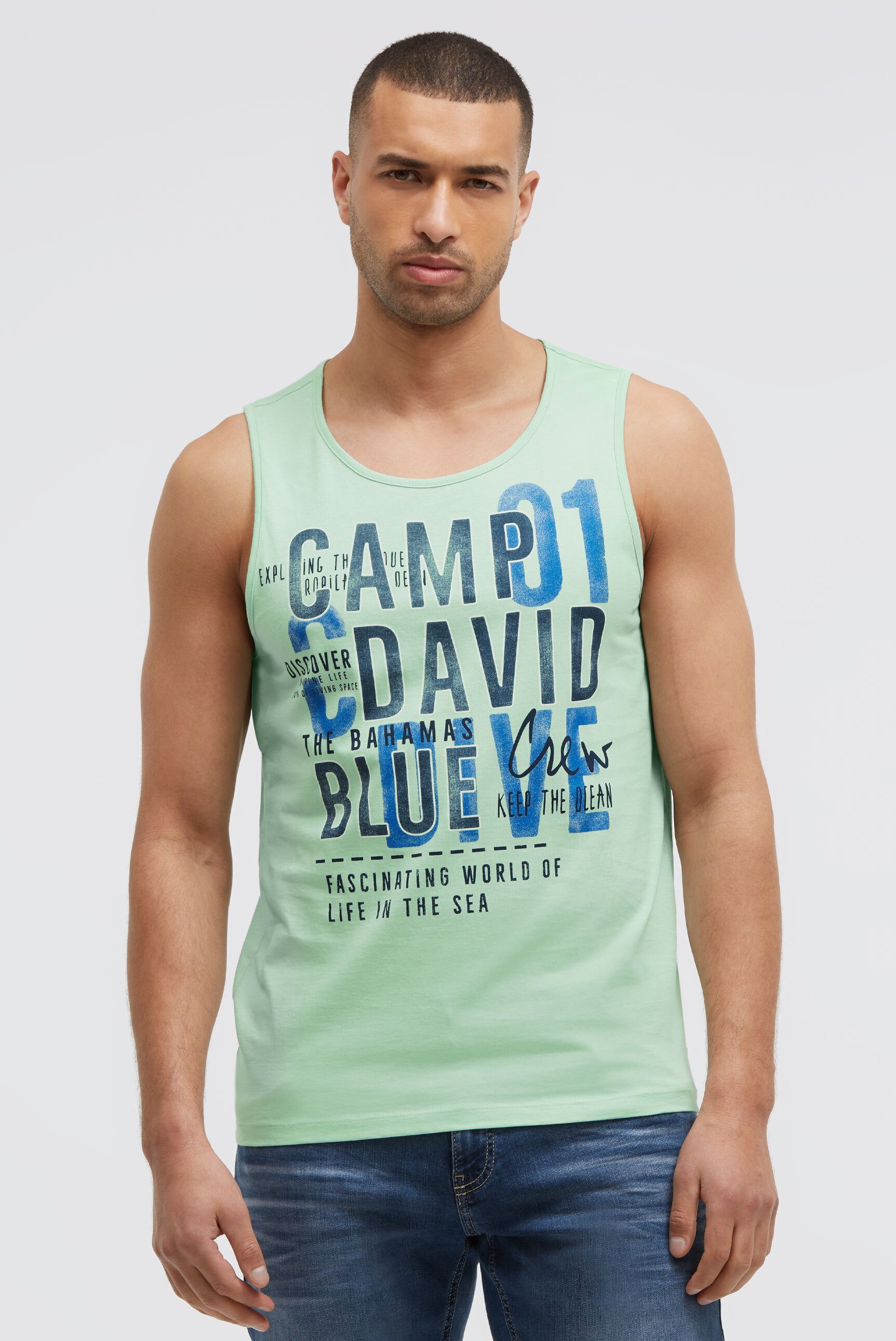 CAMP DAVID Tanktop aus Baumwolle